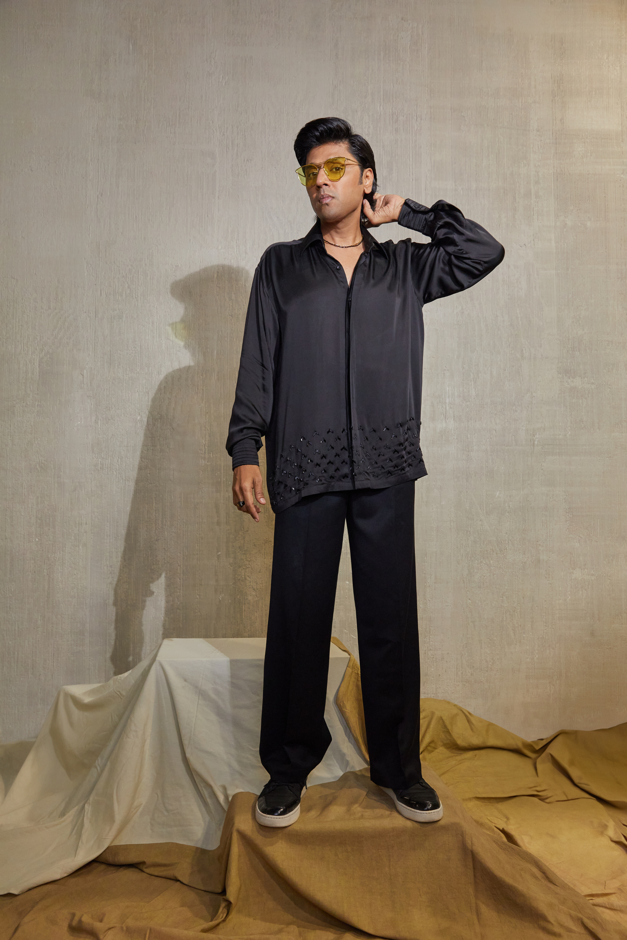 Bird Shirt In Black
