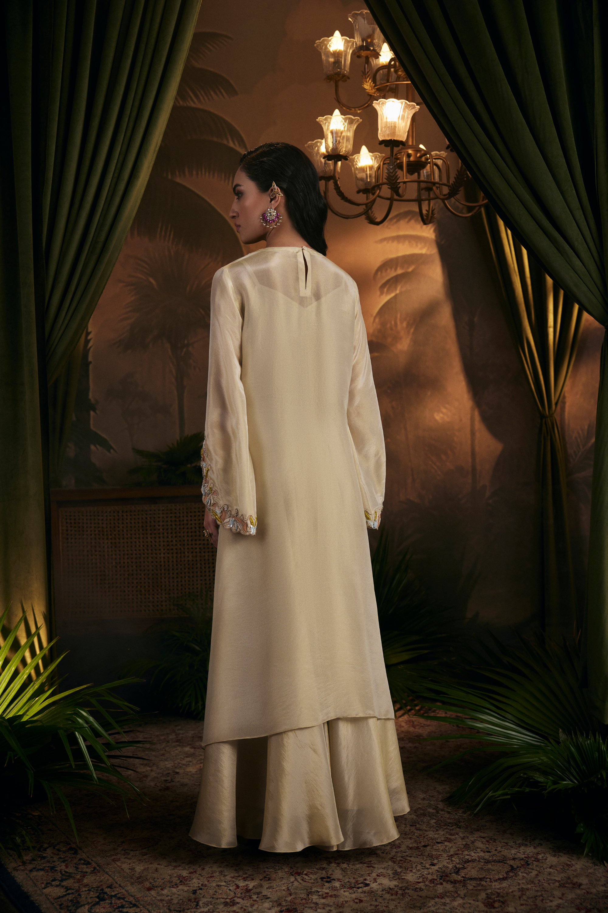 Embroidered Skirt Set