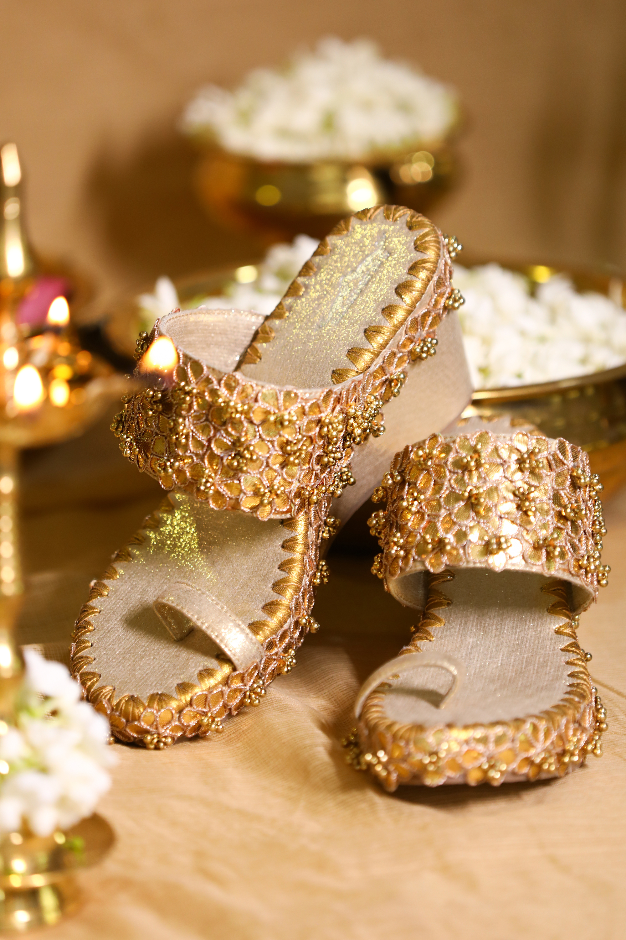 Aamya-gold Wedges