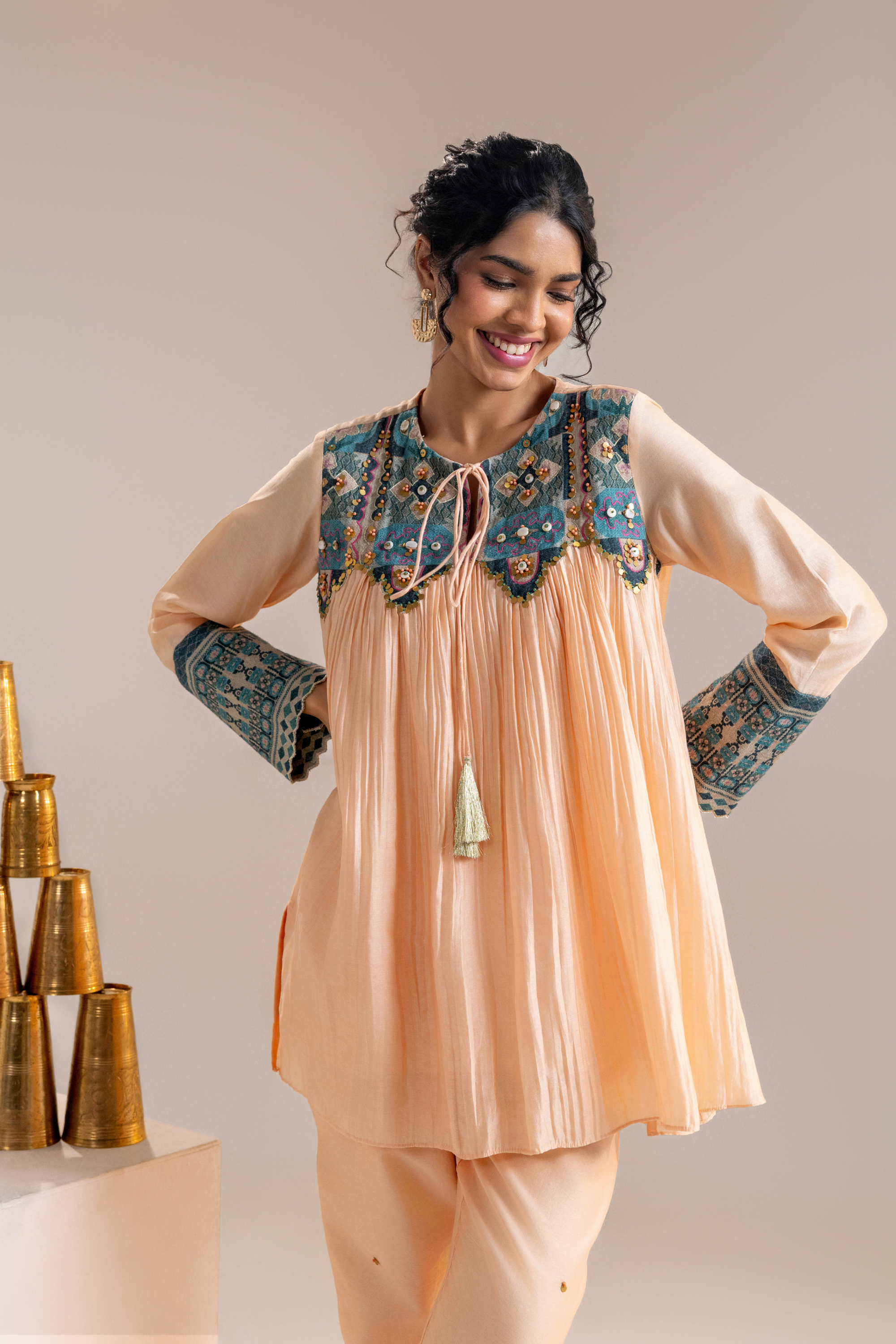 Orani Appliqued Co-ord Set