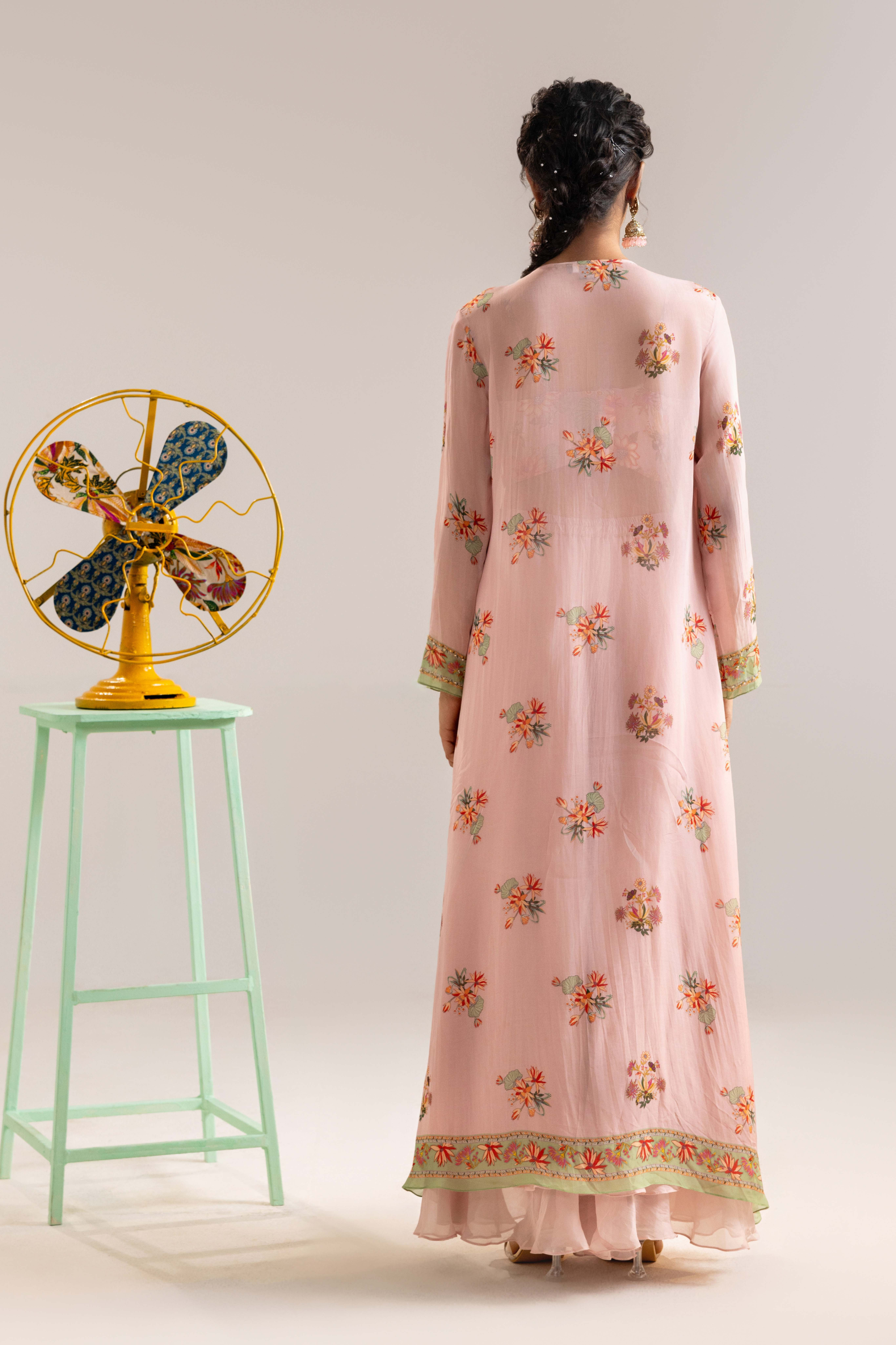 Aarani Embroidered Co-ord Set With Jacket