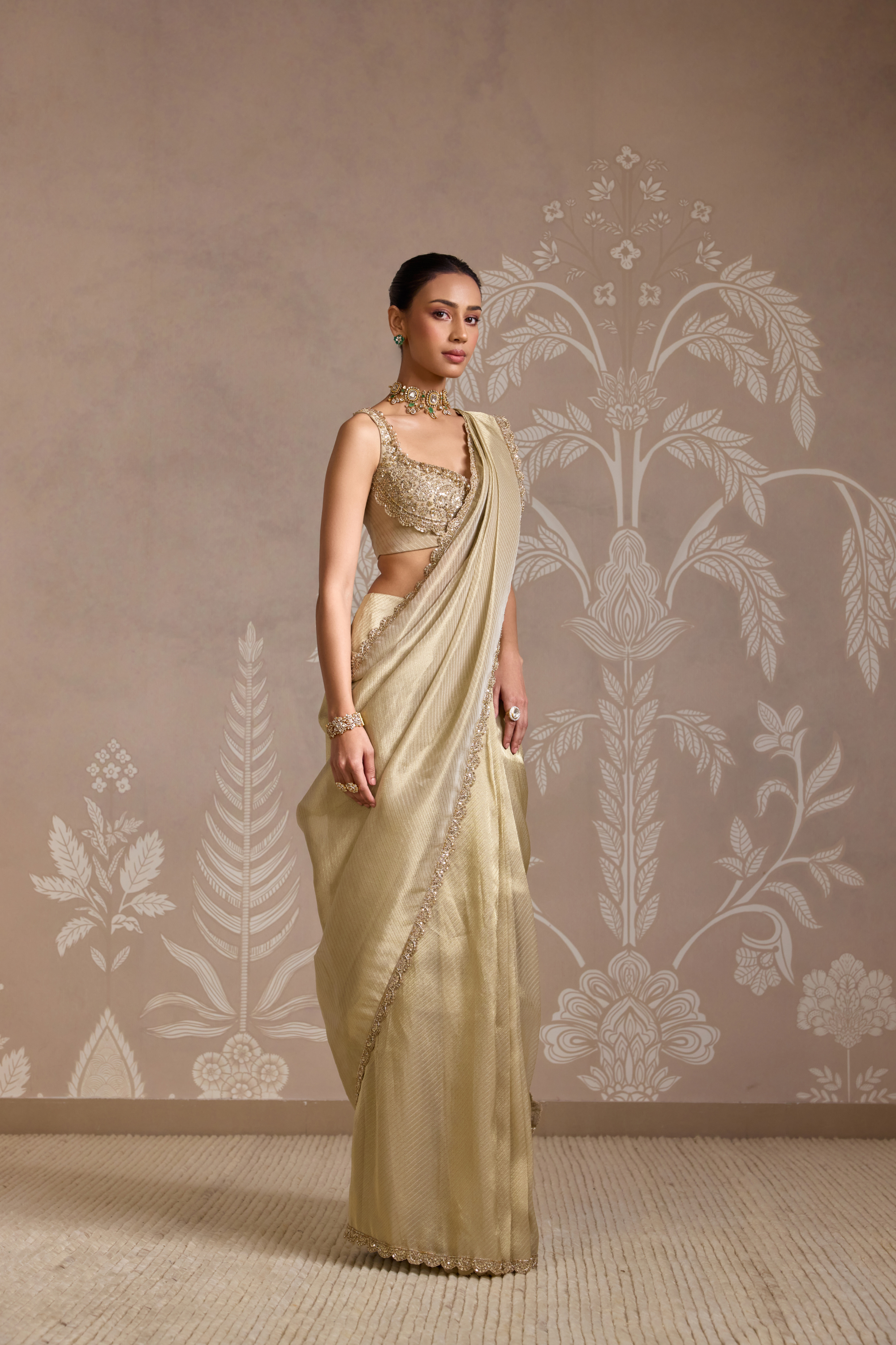 Weave Saree Set