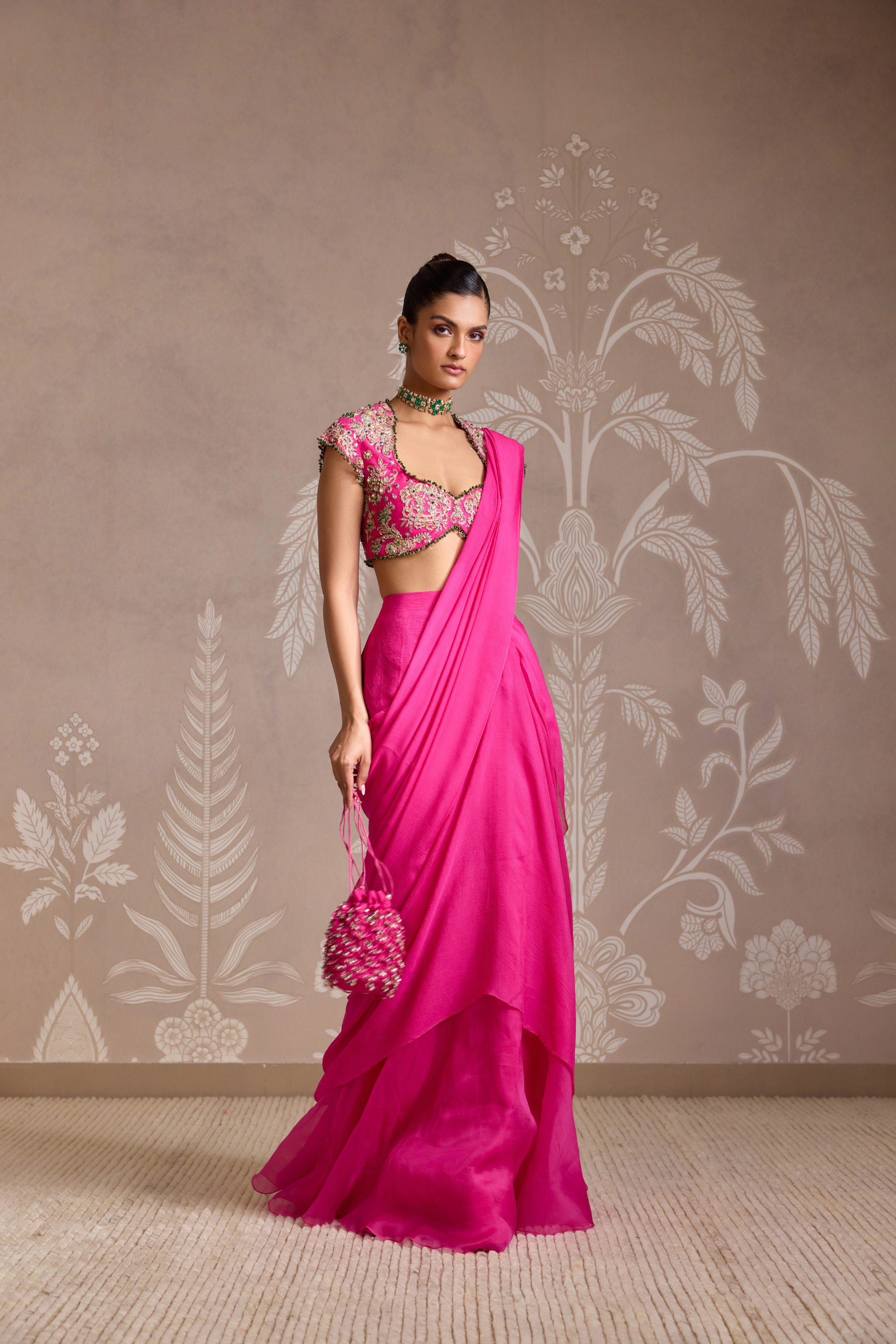 Twined Saree Set