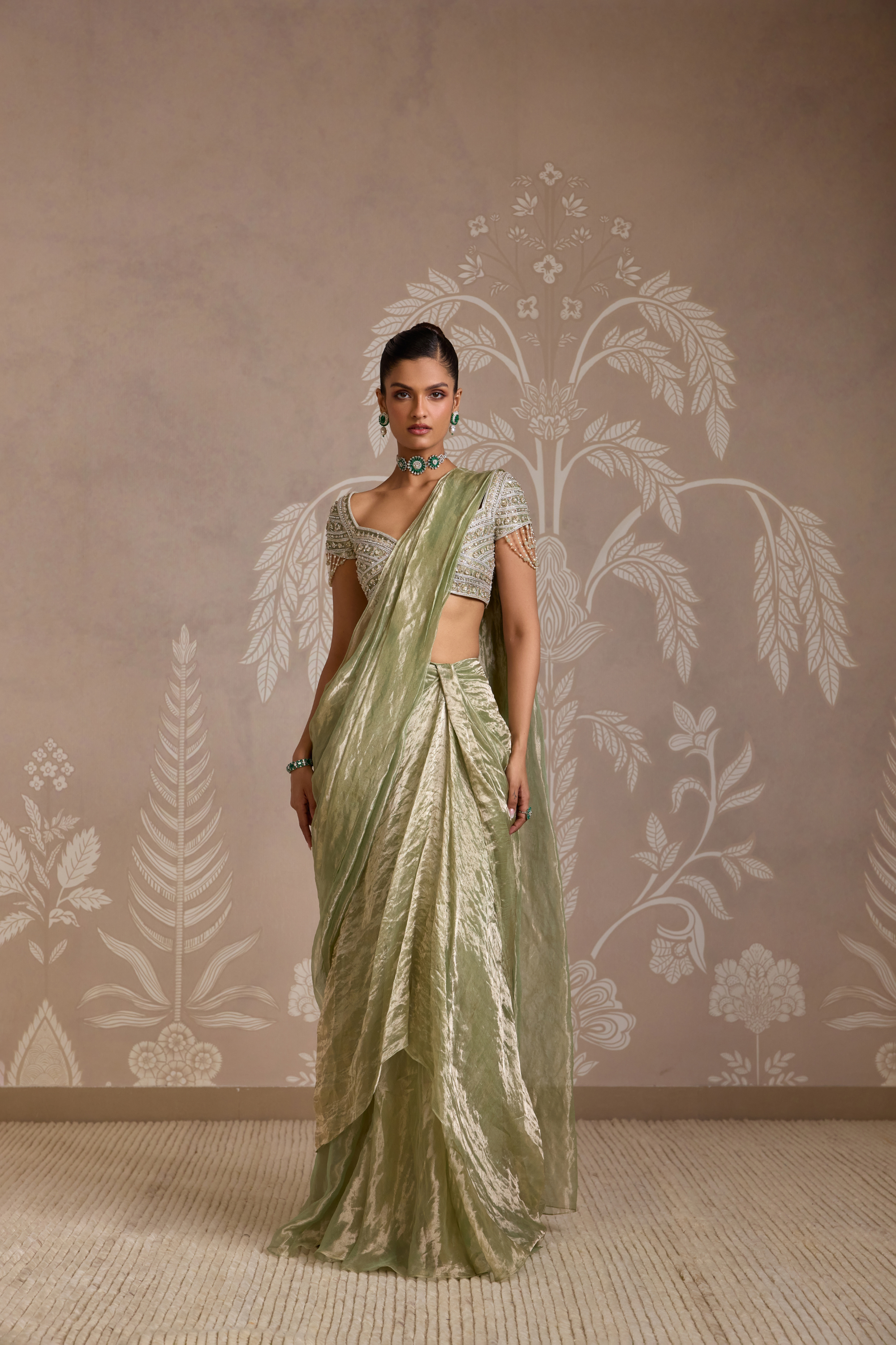 Loom Saree Set