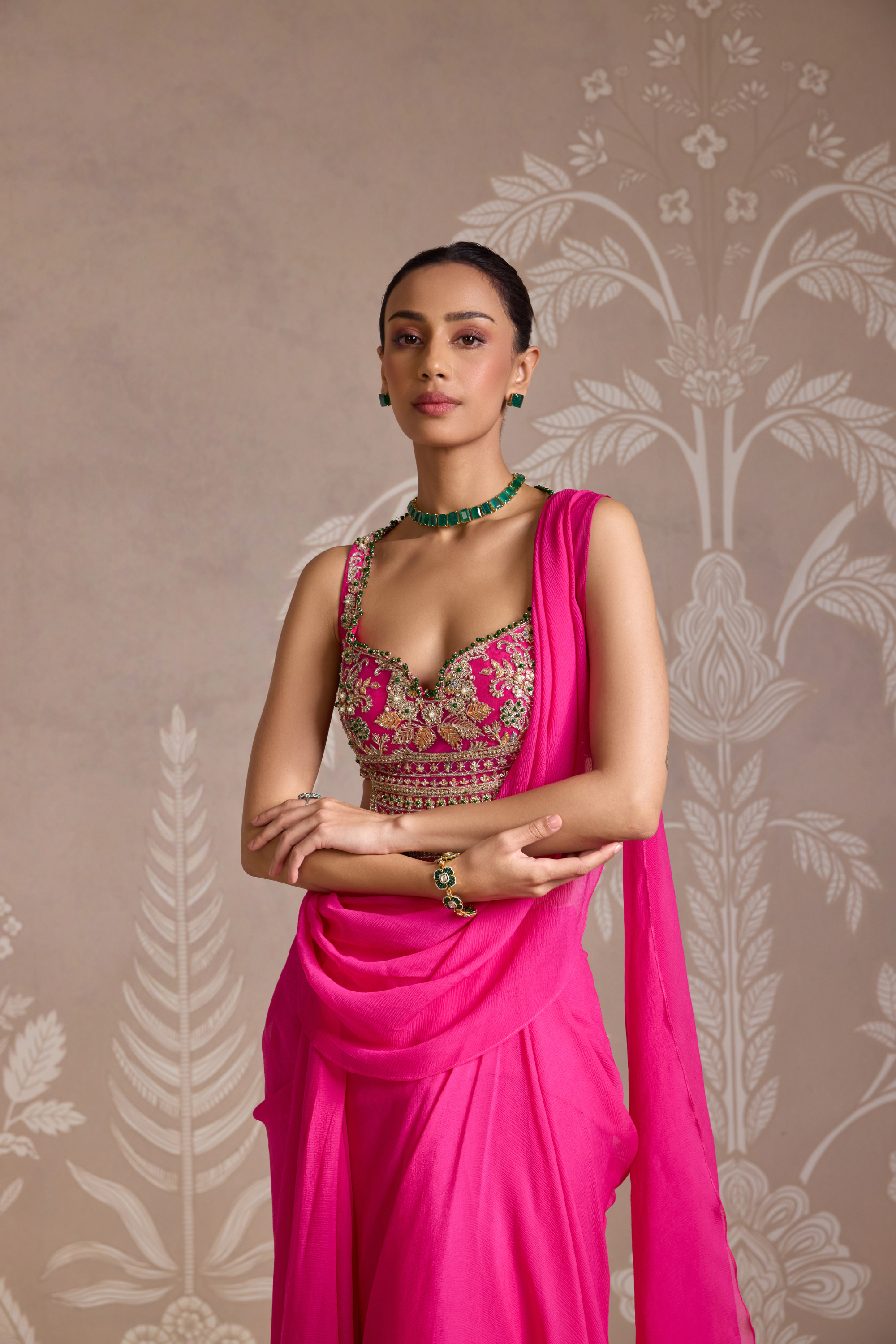 Knot Saree Set