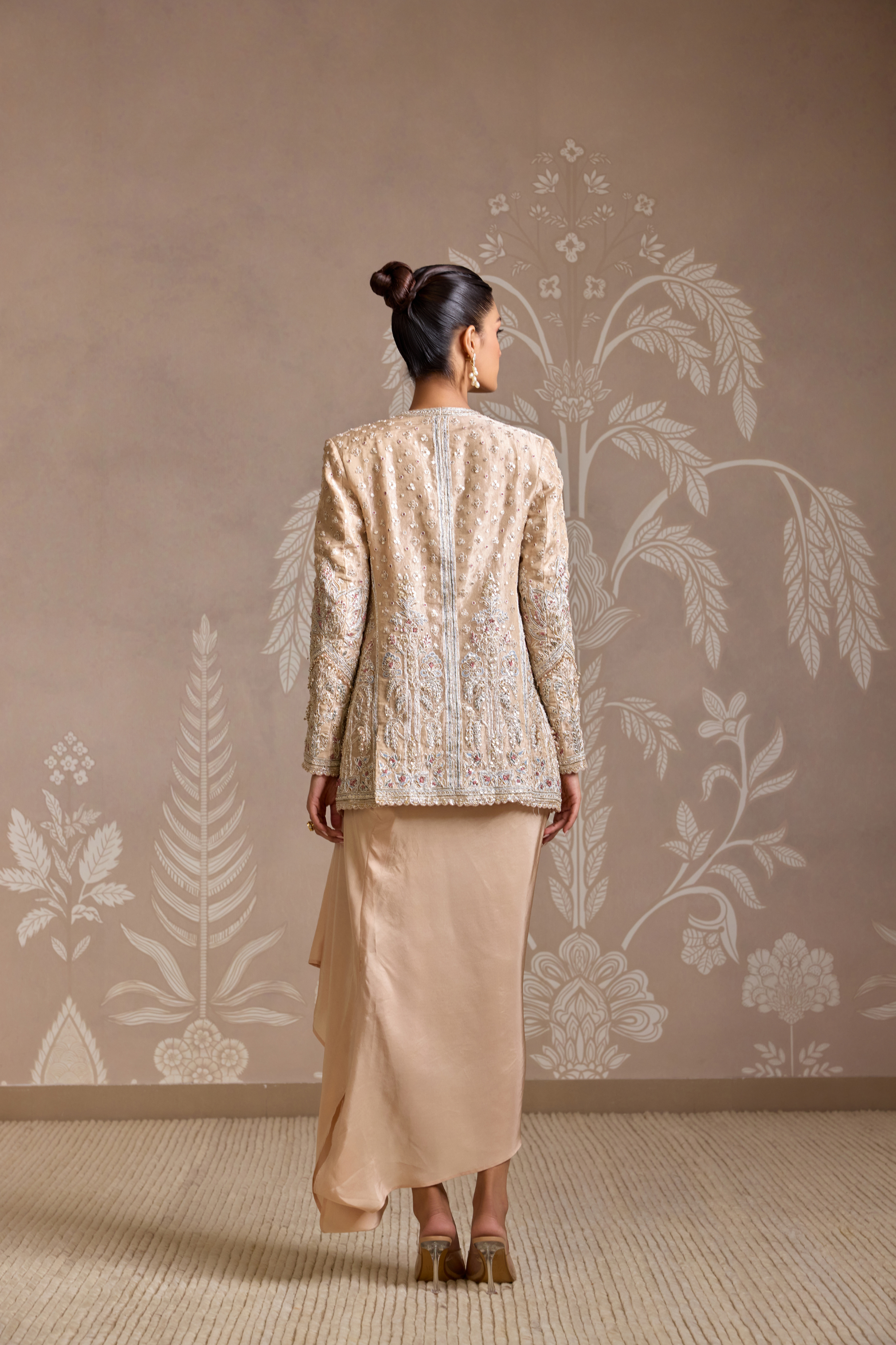 Loop Jacket Skirt Set