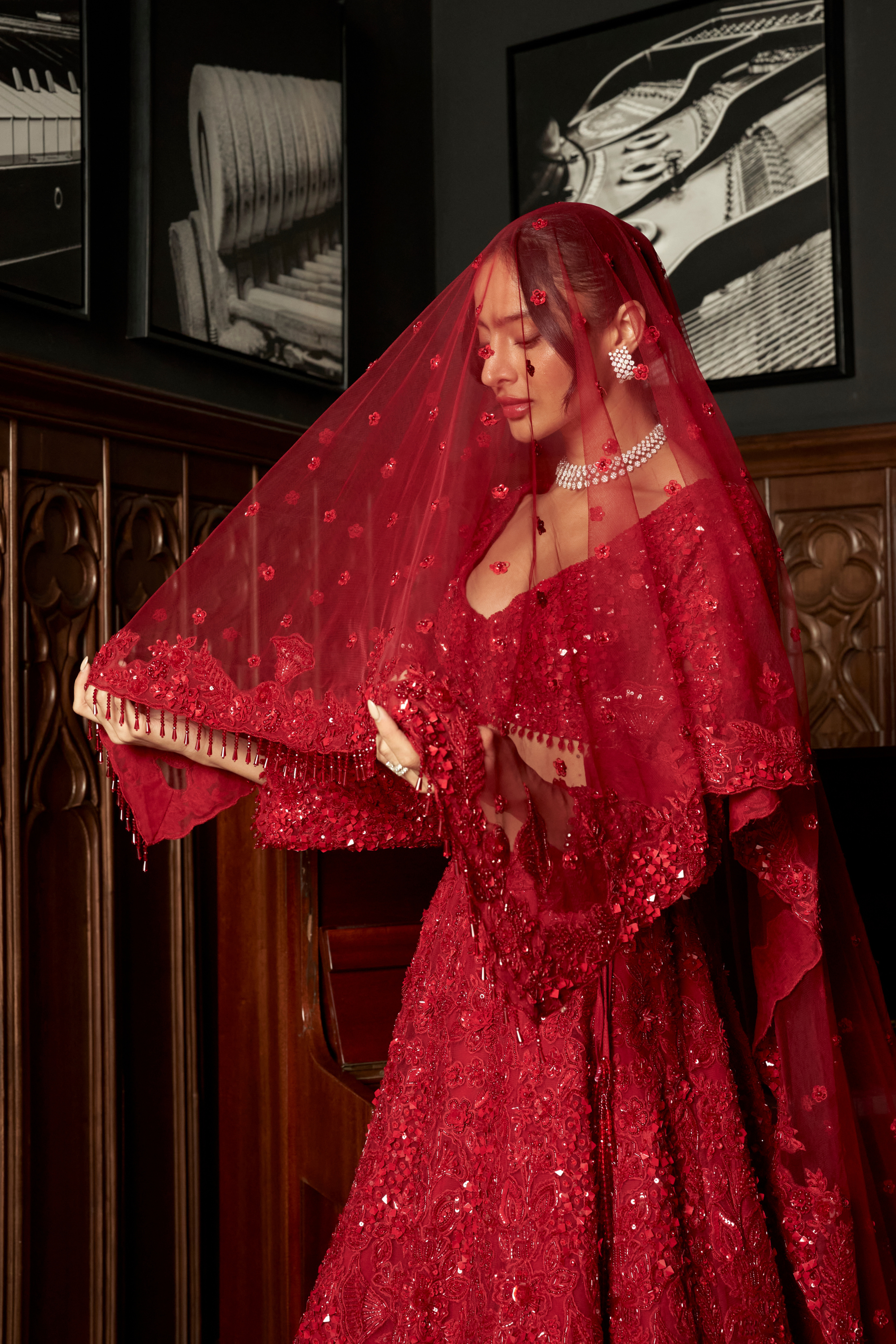 Red Bridal Lehenga Set