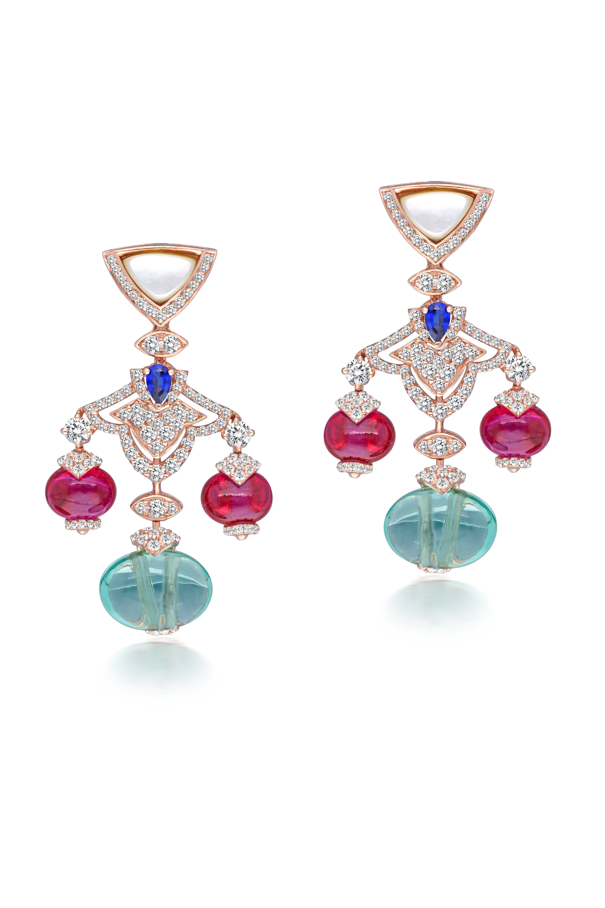 Emerald Glow Bridal Earrings