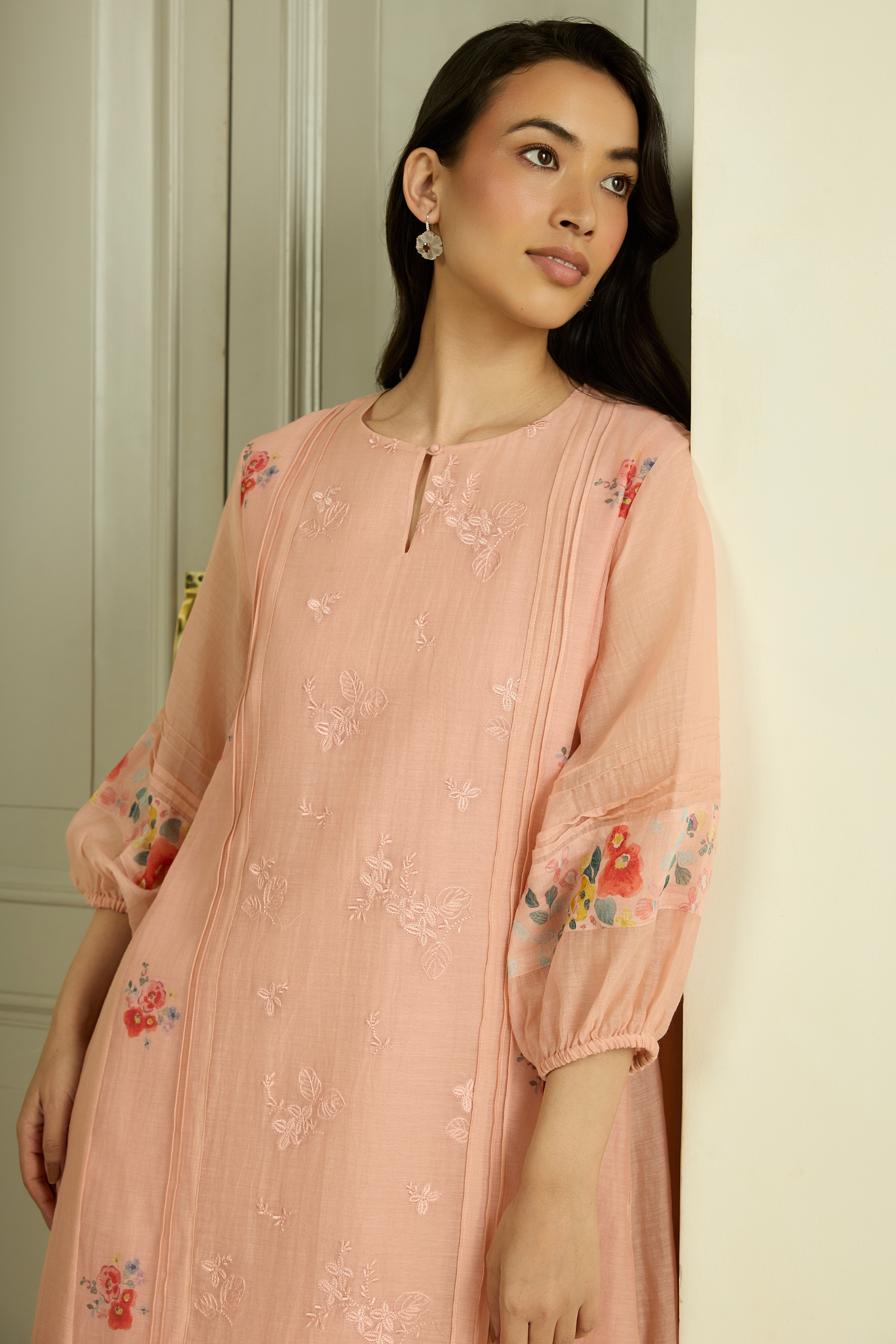 Blossom Embroidered Dress