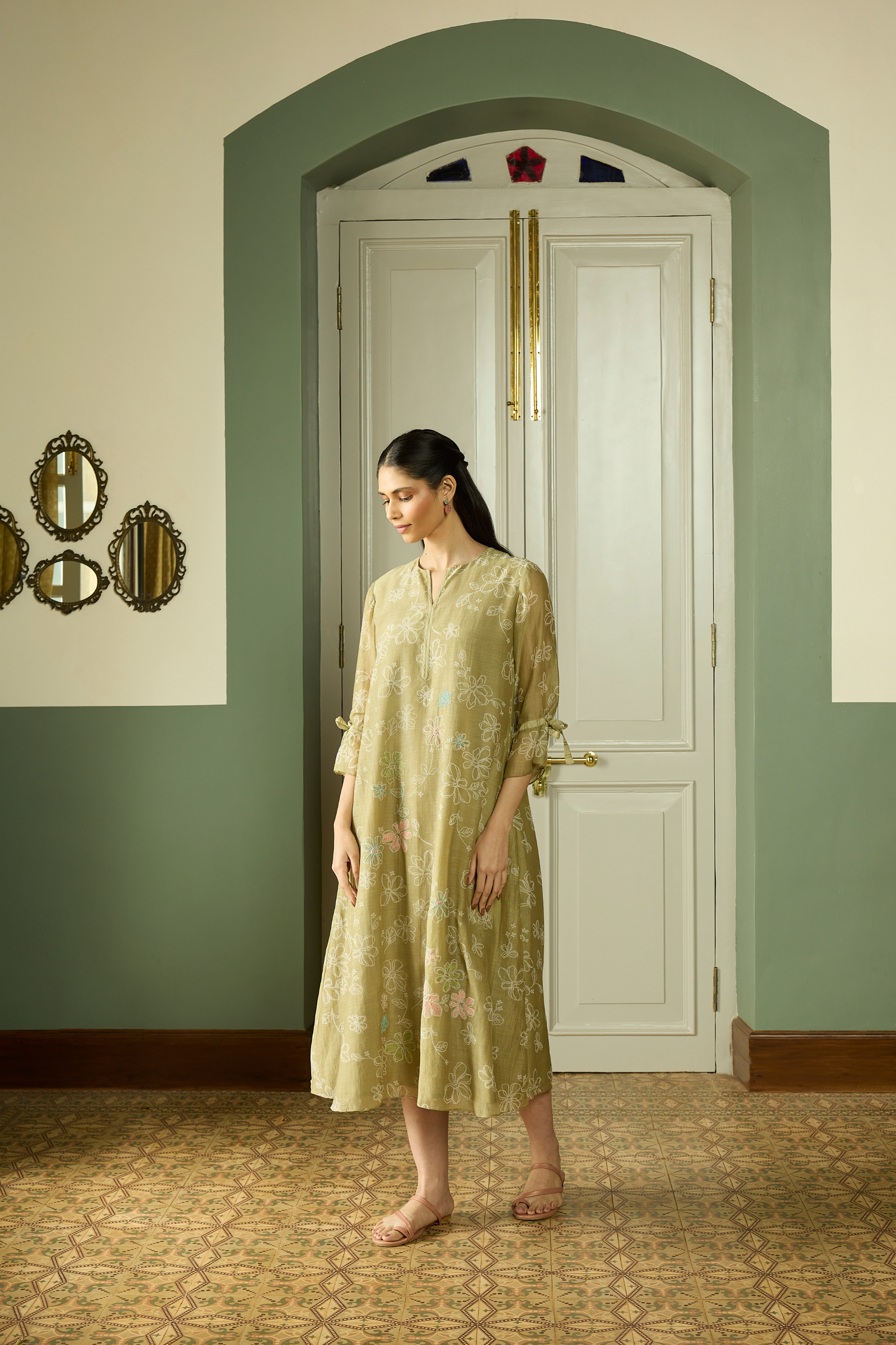 Meadow Embroidered Dress
