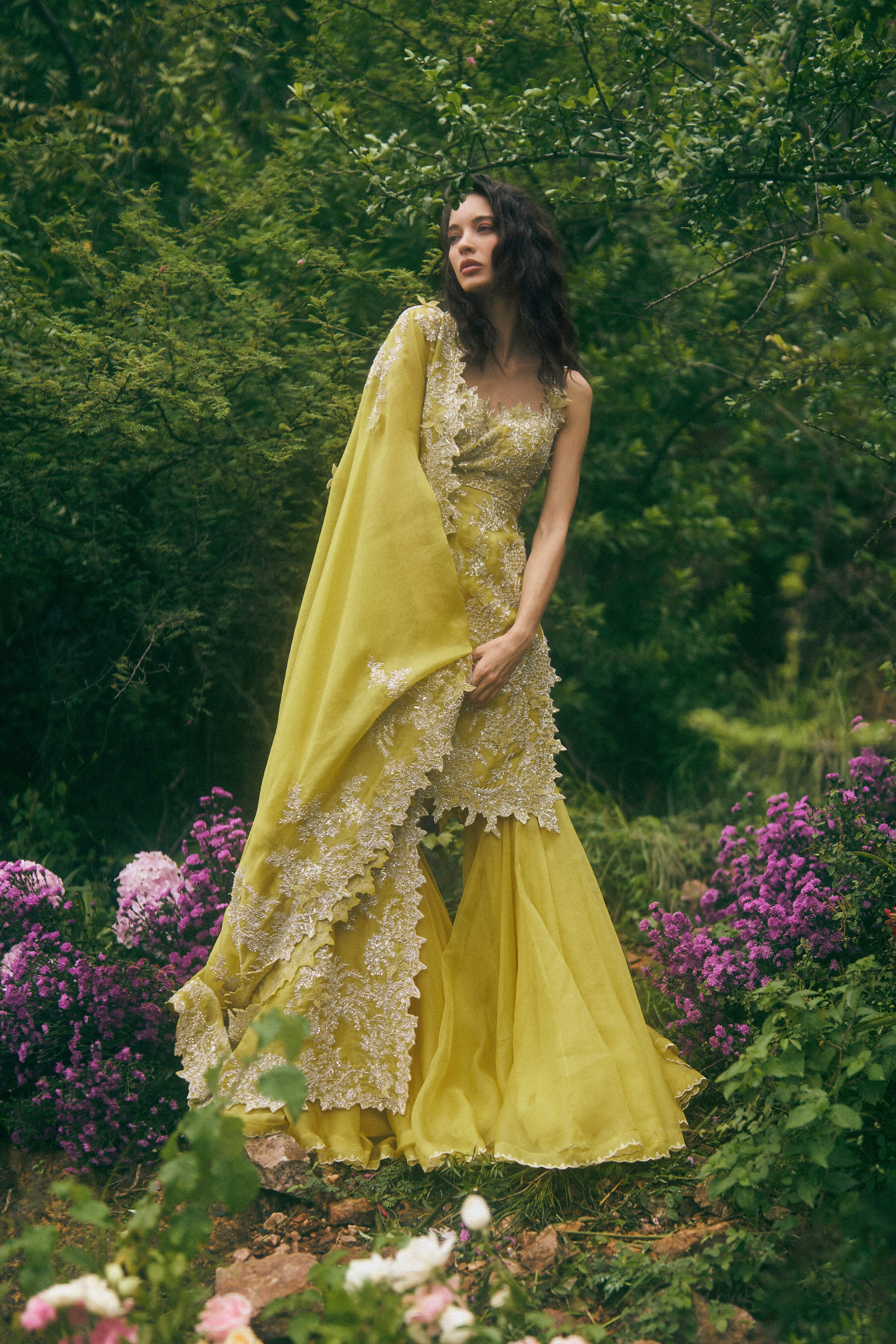 New Athena Zari 3d Sharara Set