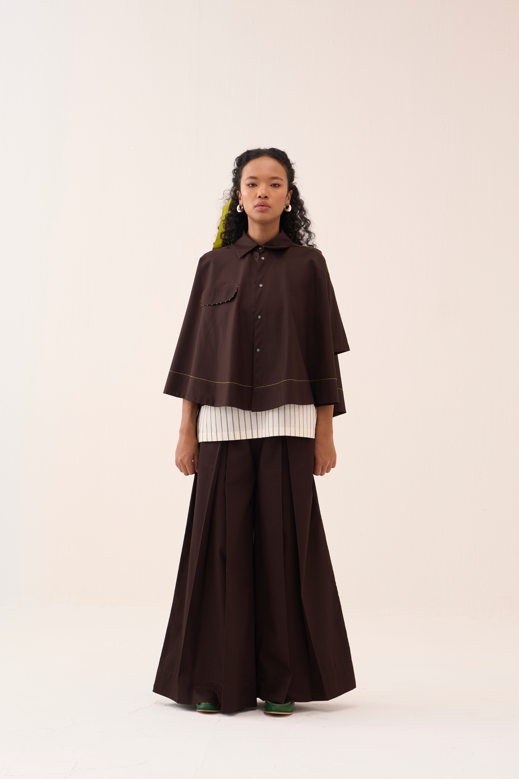 Wide Hem Shirt Co-ord (set Of 2)