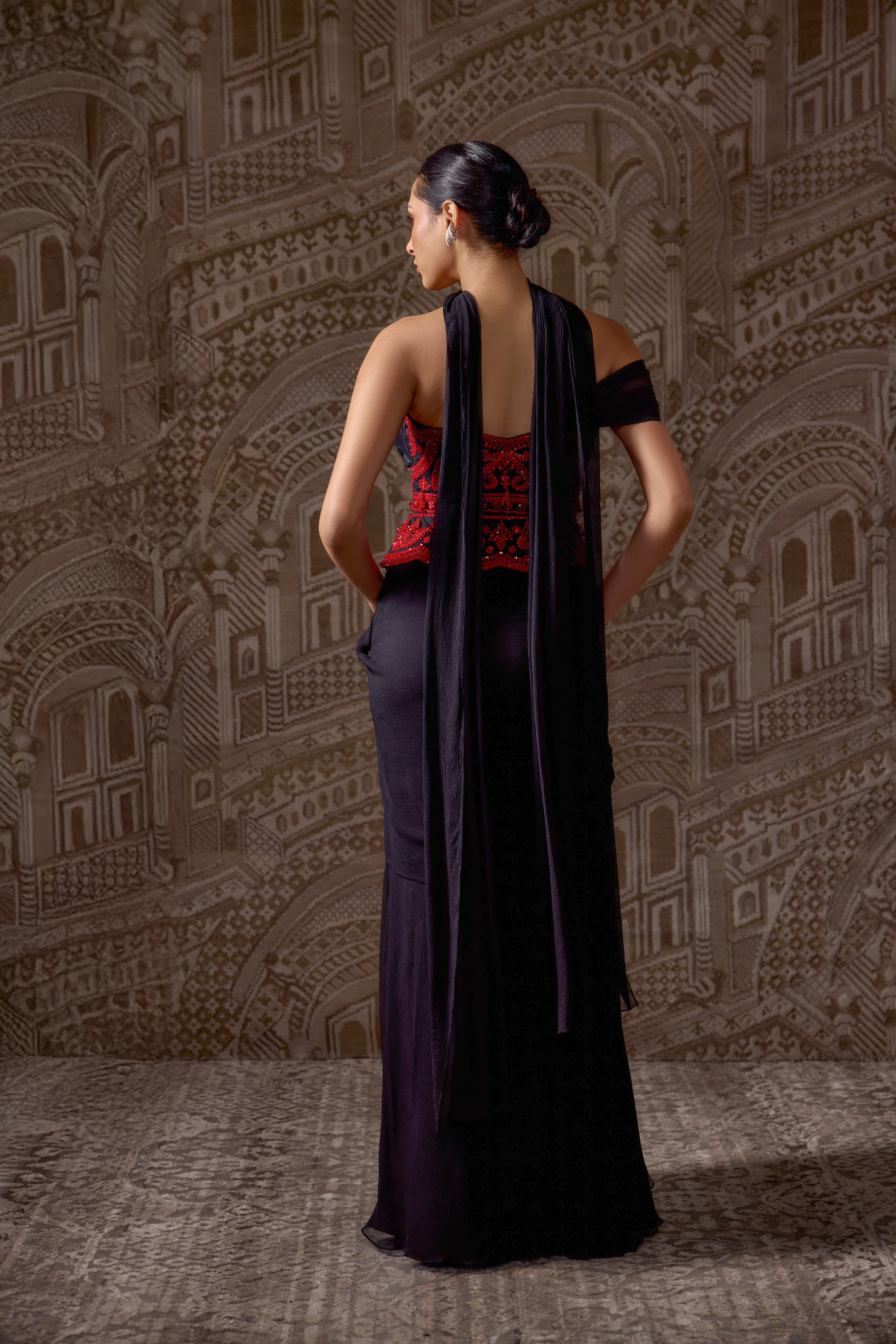The Gilded Saree Set