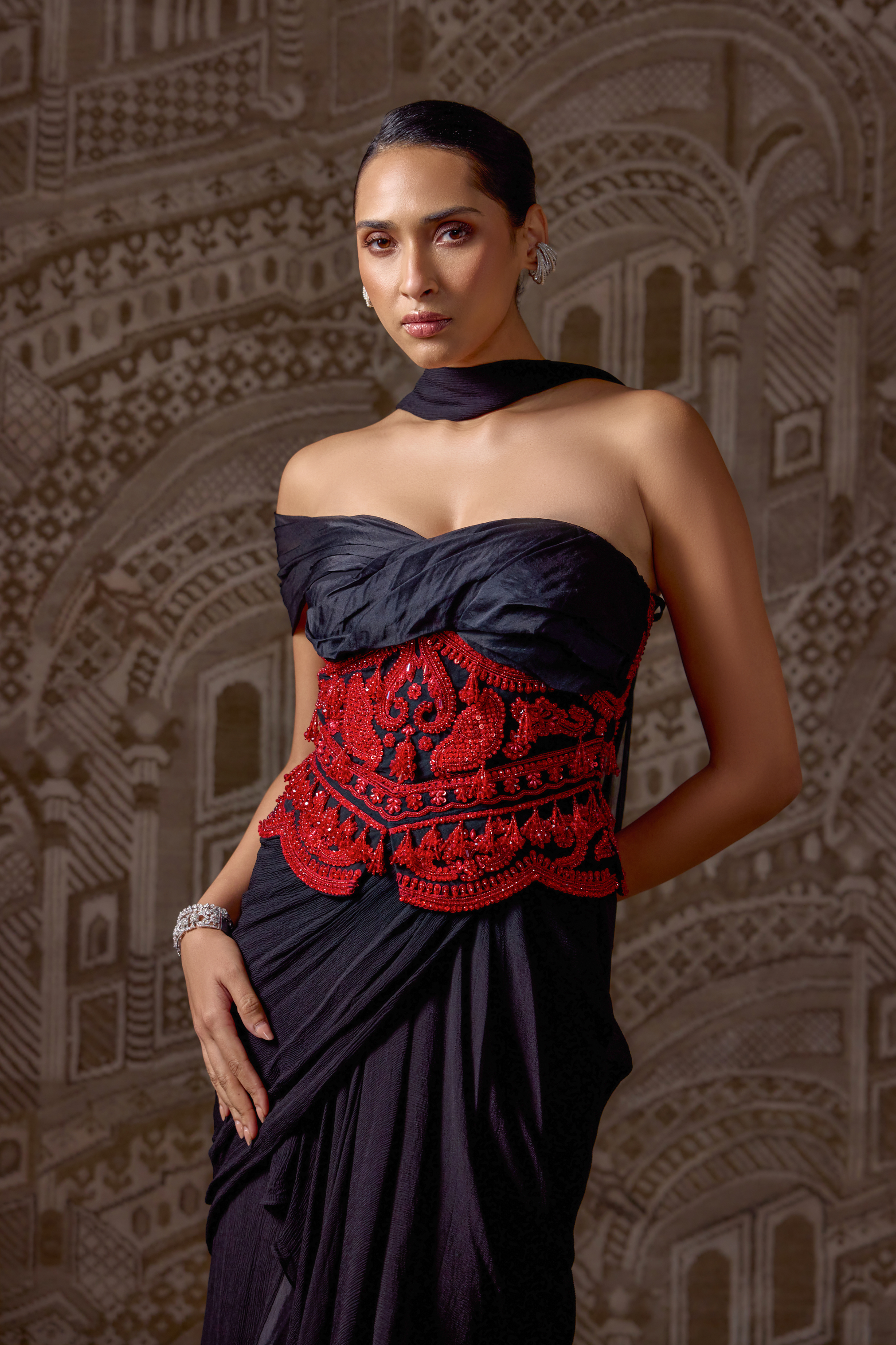 The Gilded Saree Set
