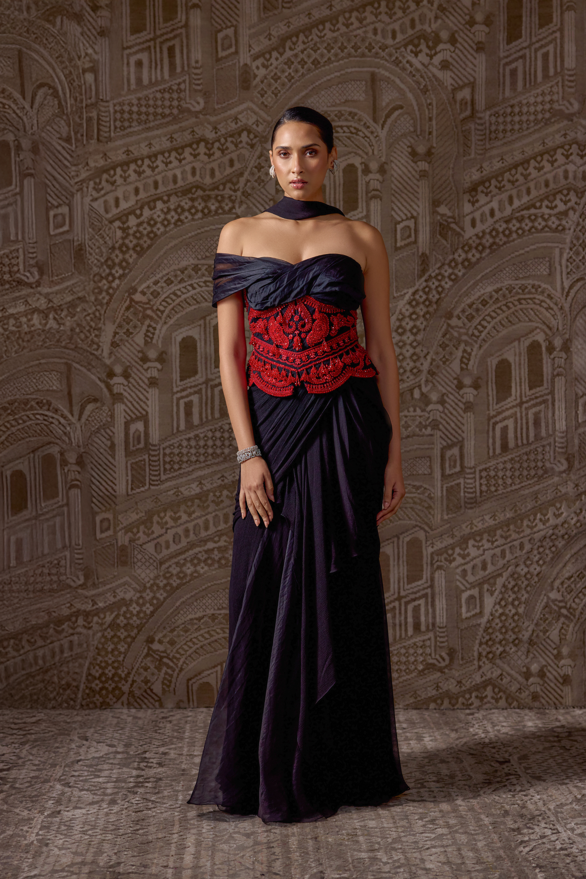 The Gilded Saree Set