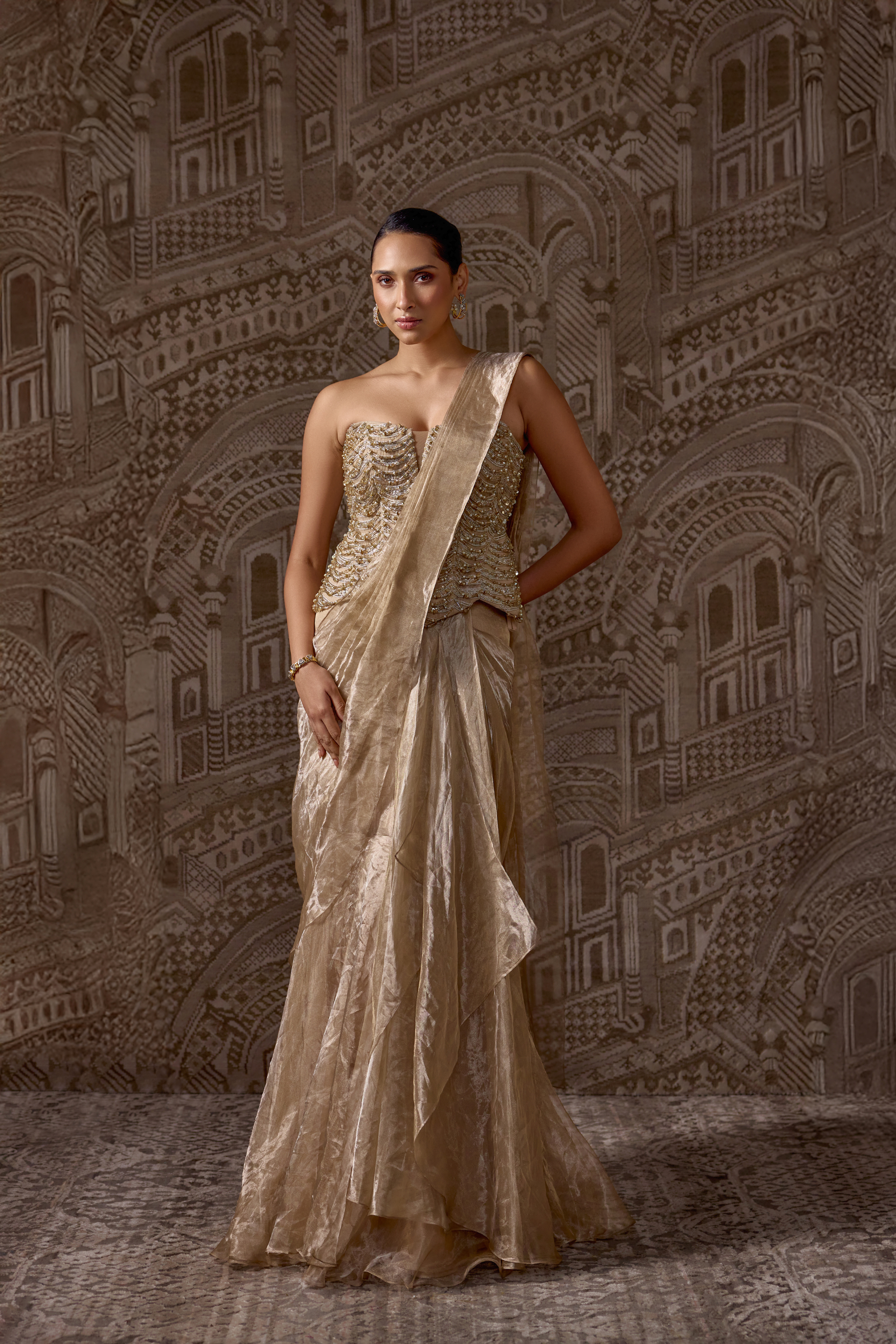 The Golden Era Saree Set