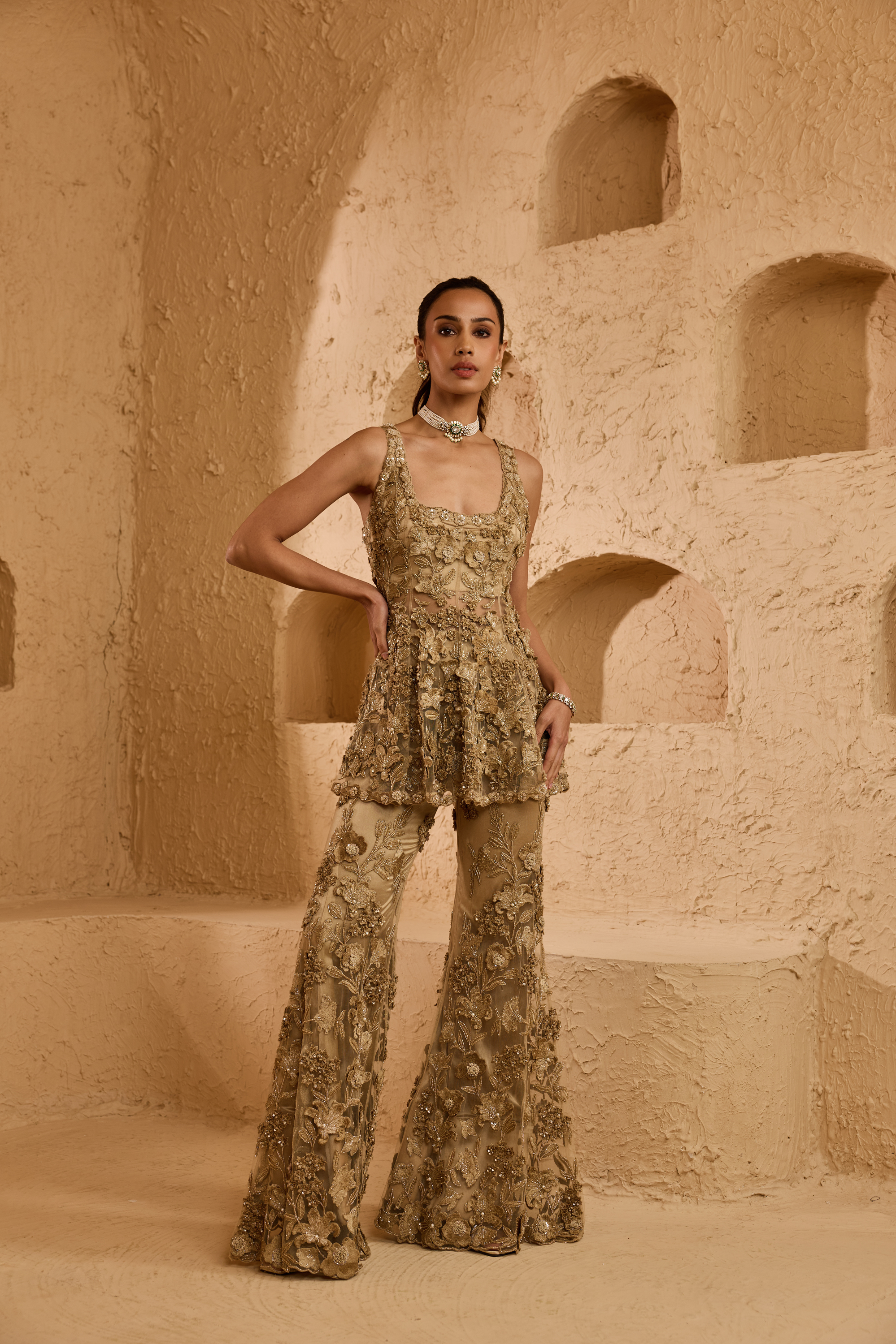 Siora Peplum Set