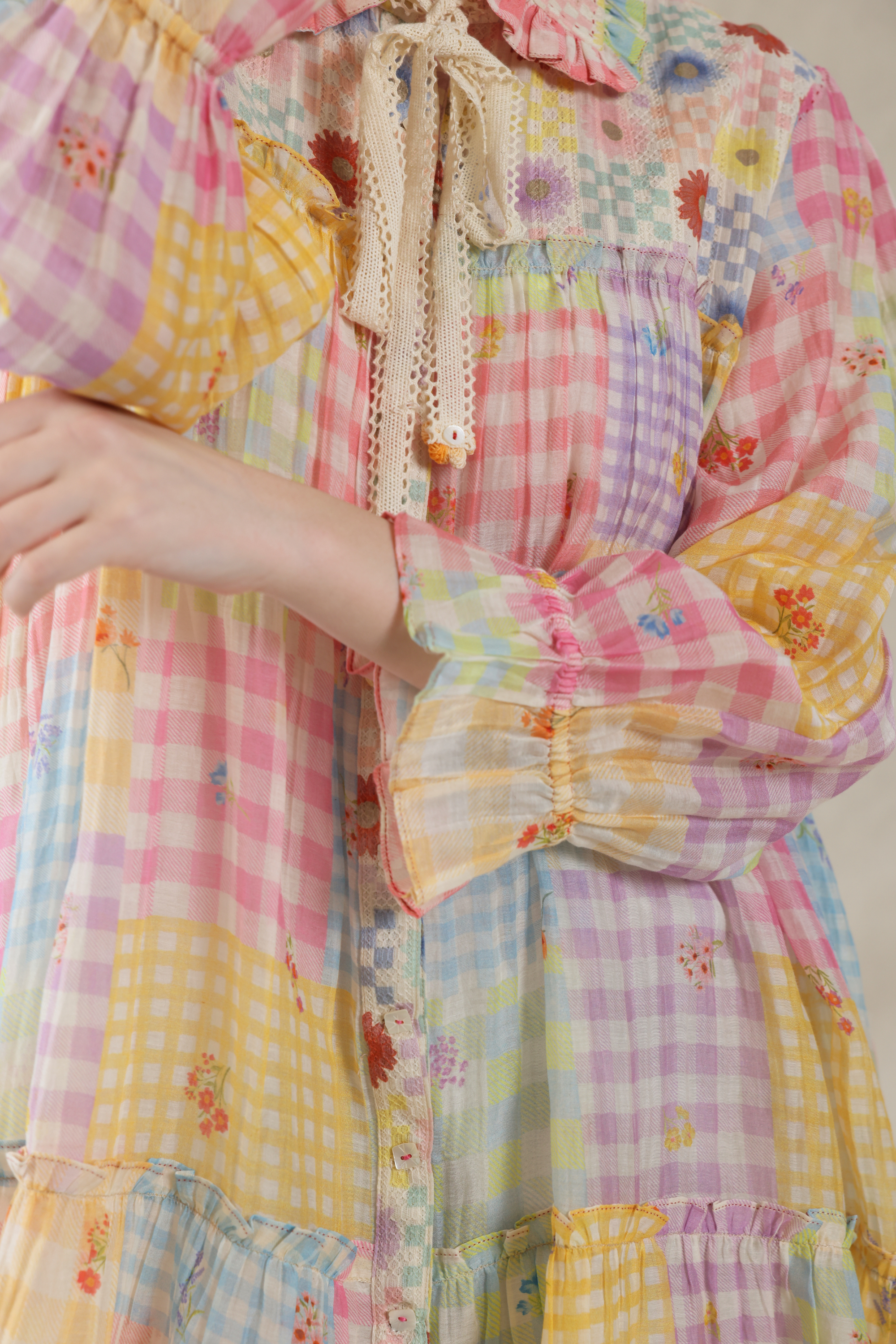 Hand Woven Cotton Silk Dress