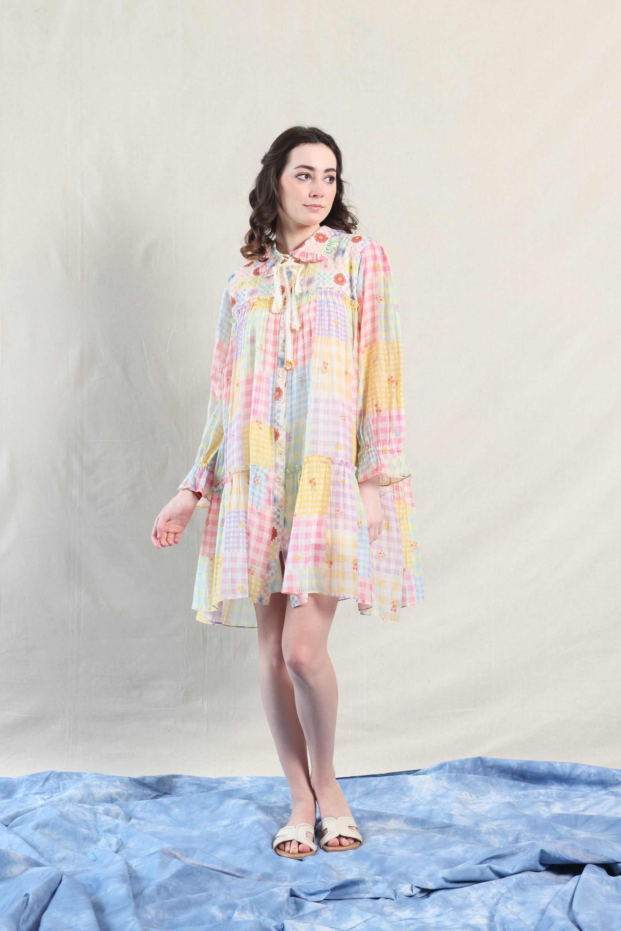 Hand Woven Cotton Silk Dress