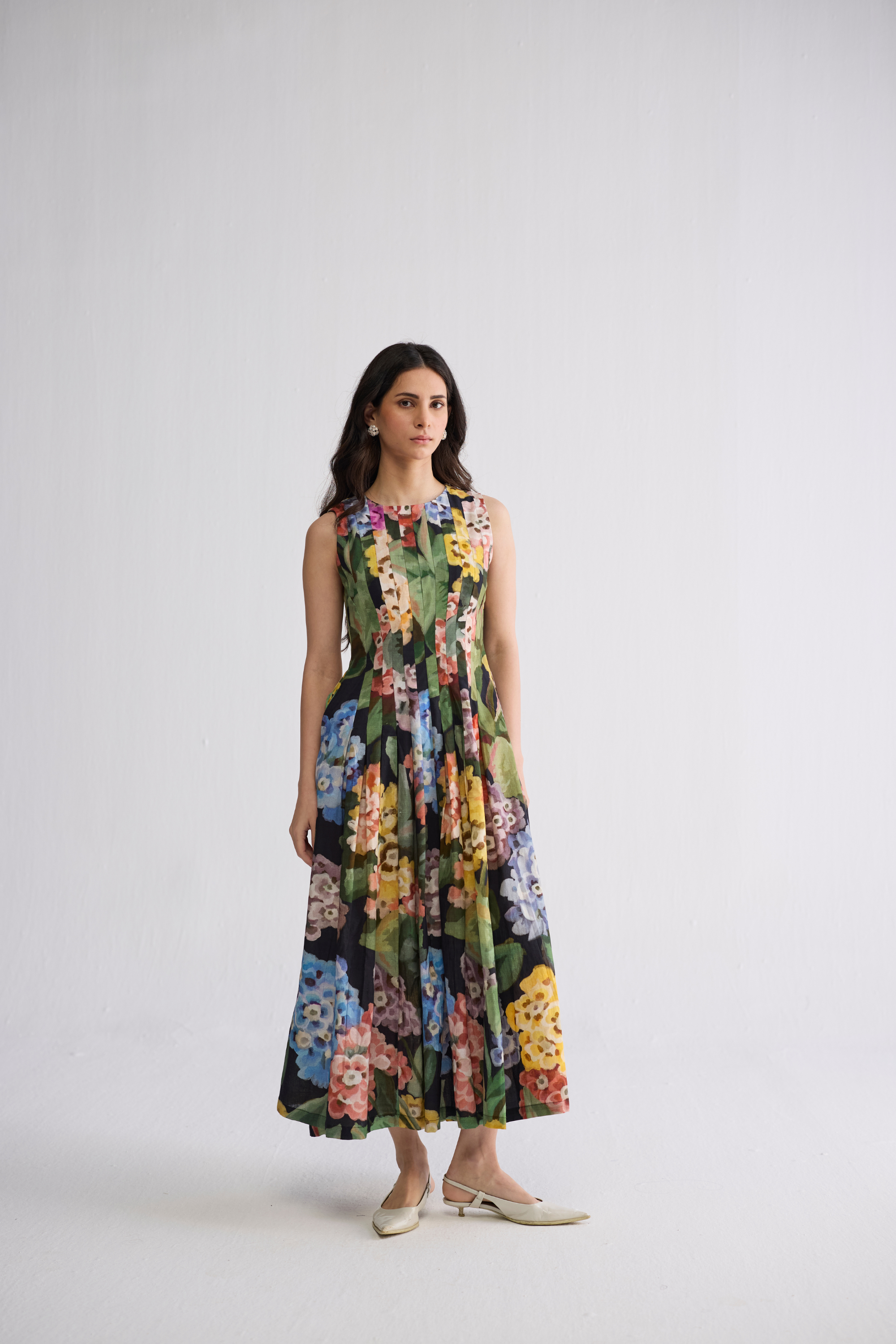 Rain Pleated Dress