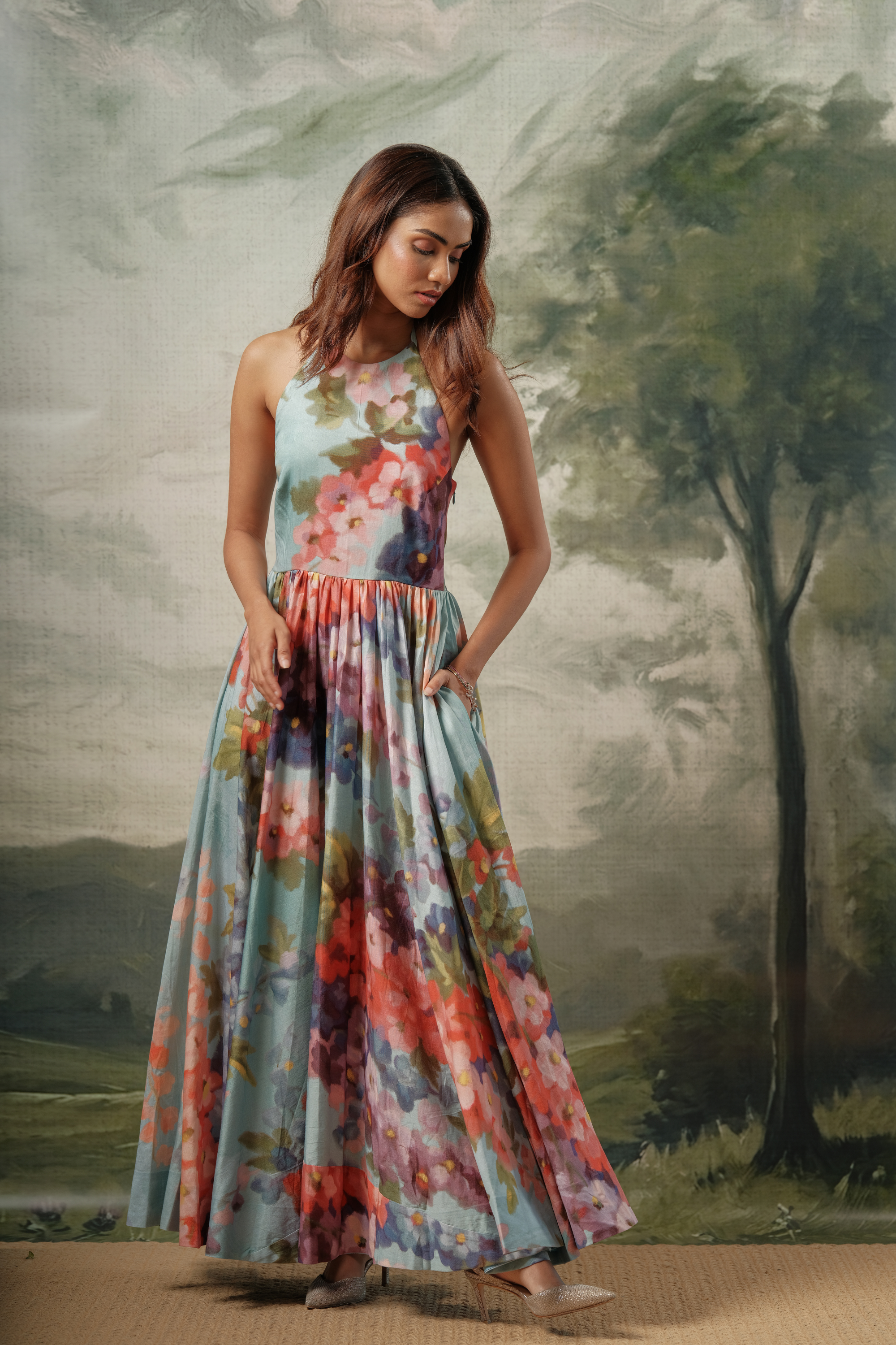 Darlington Halter Neck Dress