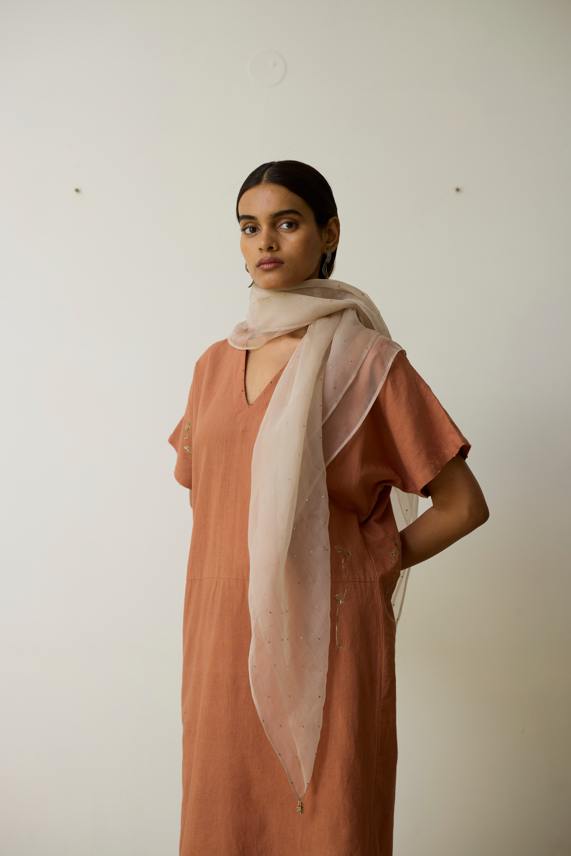 Keya With Scarf