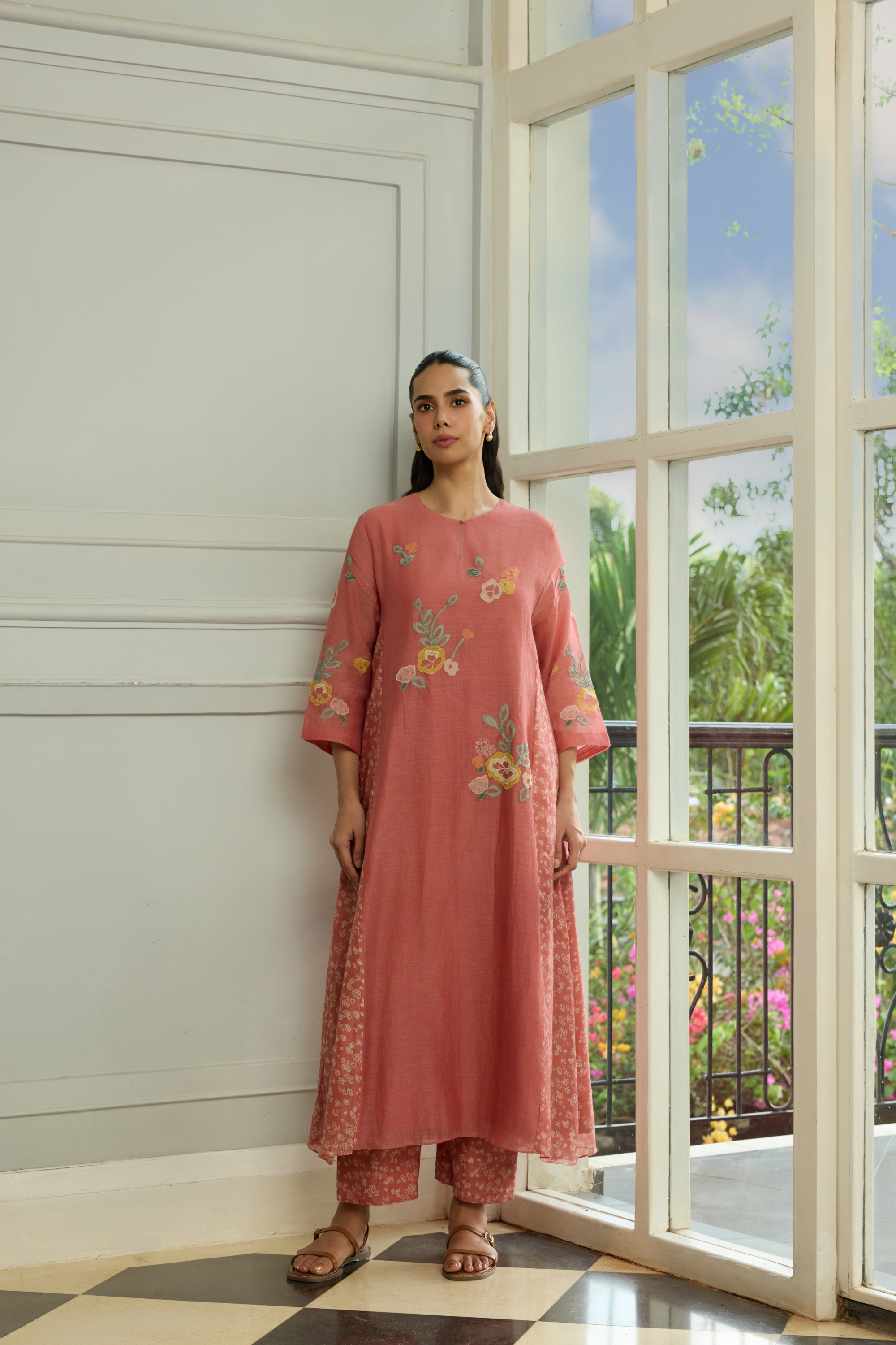 Blush Applique Co-ord Set