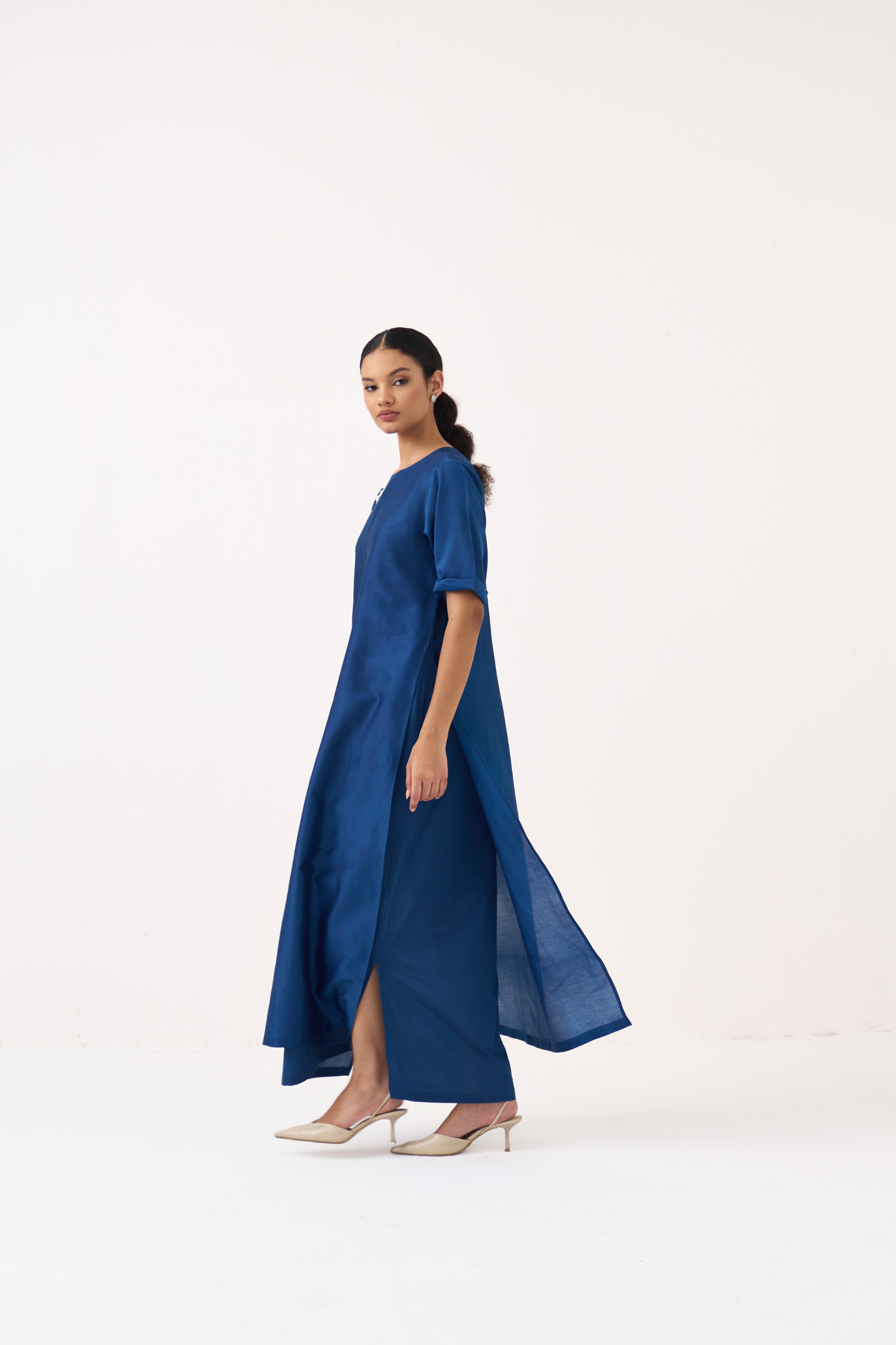 Emb. Double Layer Dress