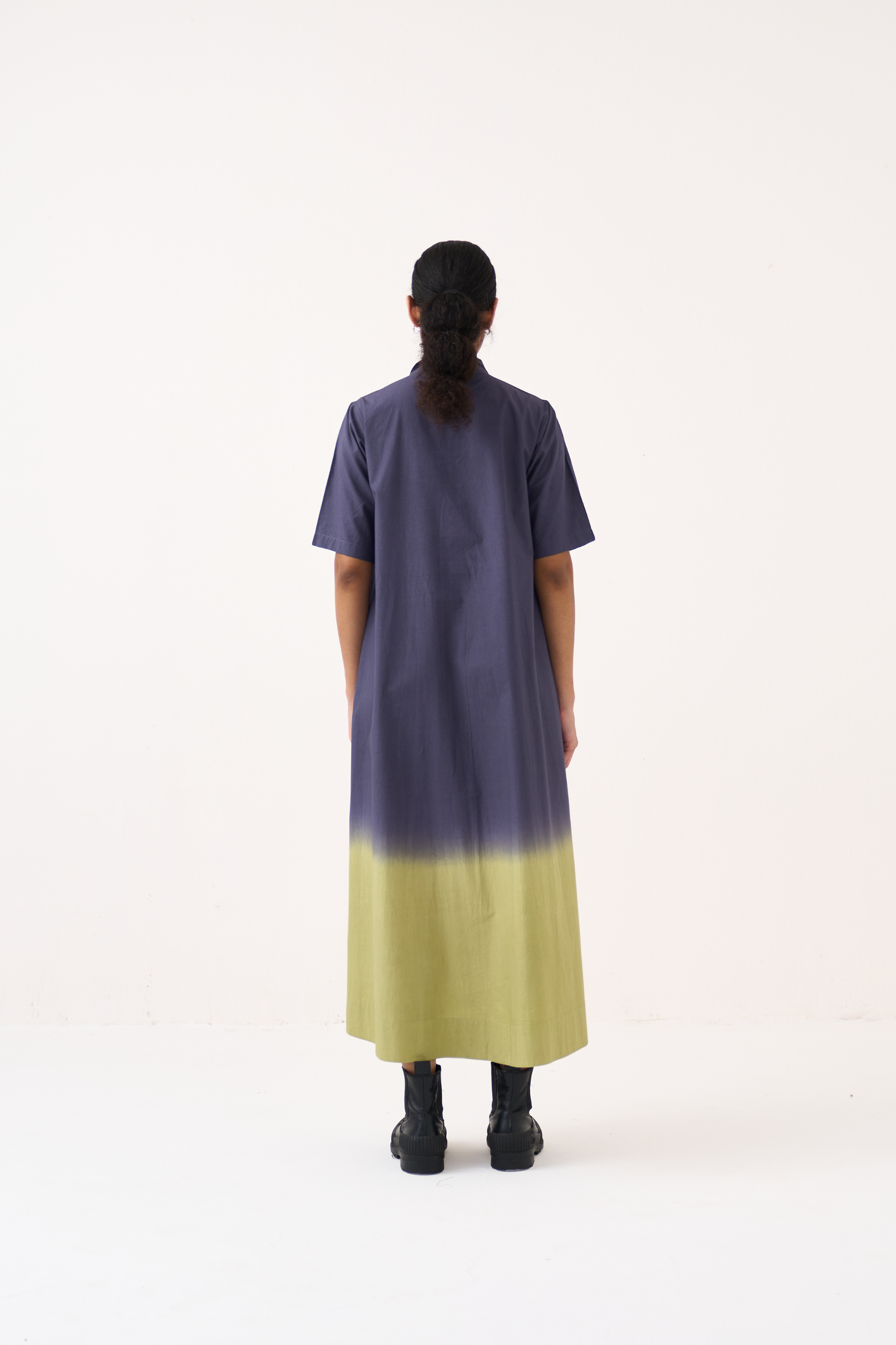 Dip Dye Turtle Neck Dress