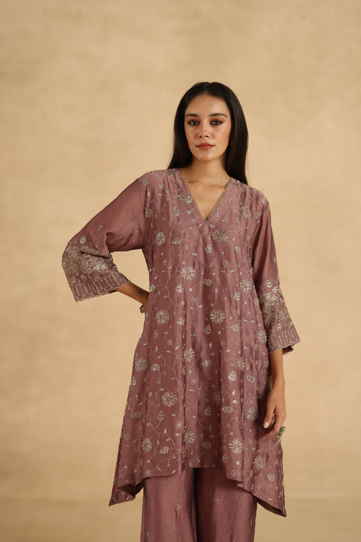 Polki Farshi Set