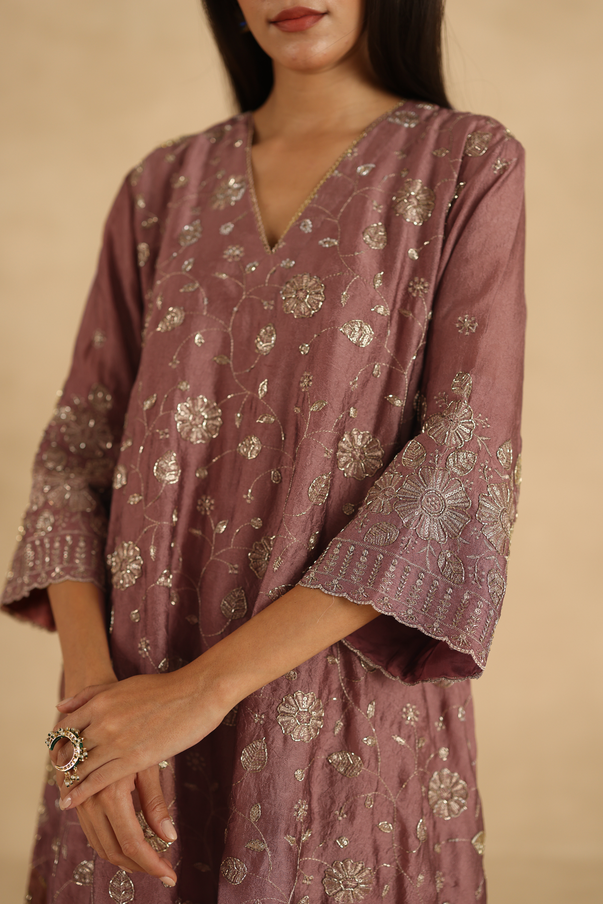 Polki Farshi Set