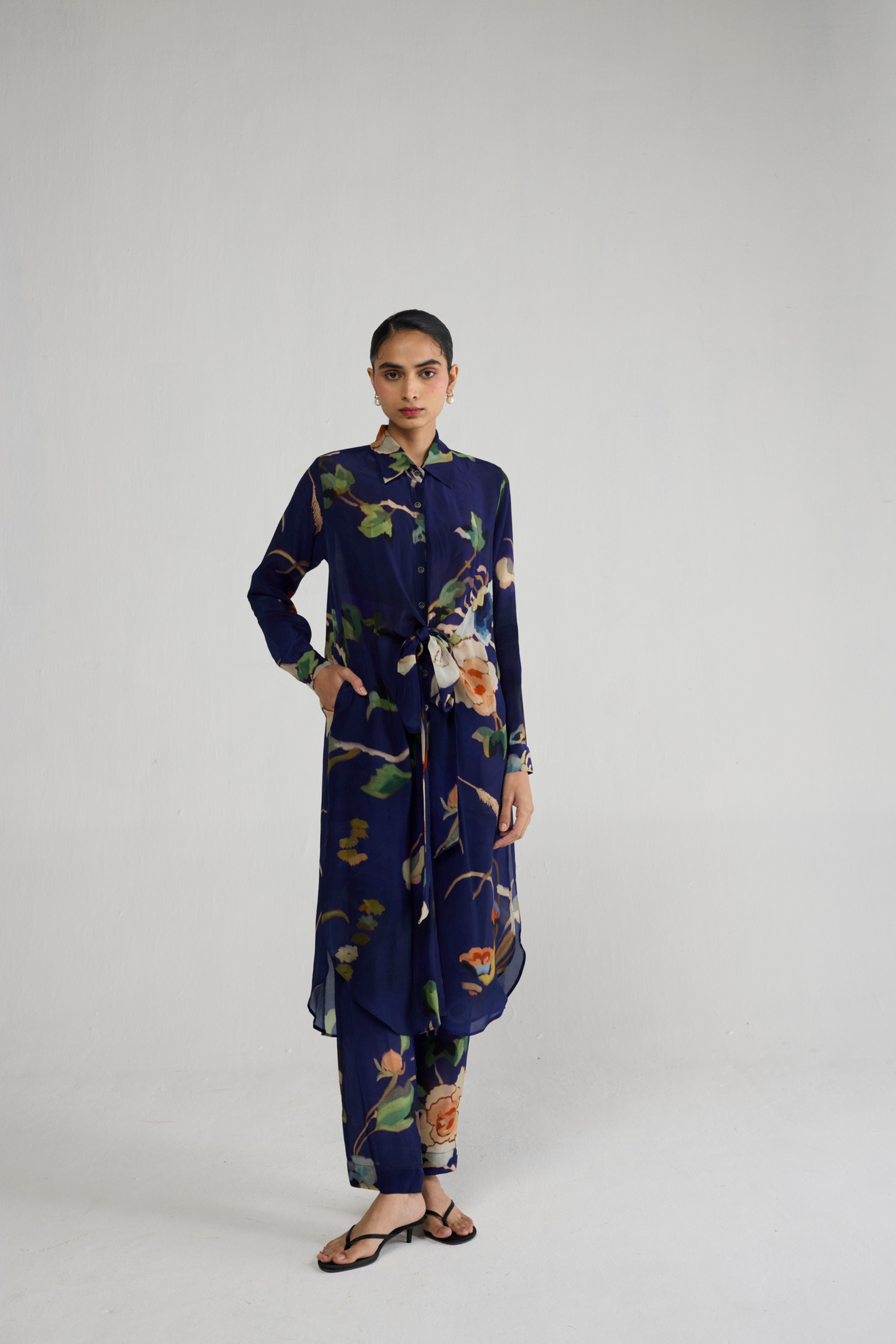 Fuji Wrap Kurta Set