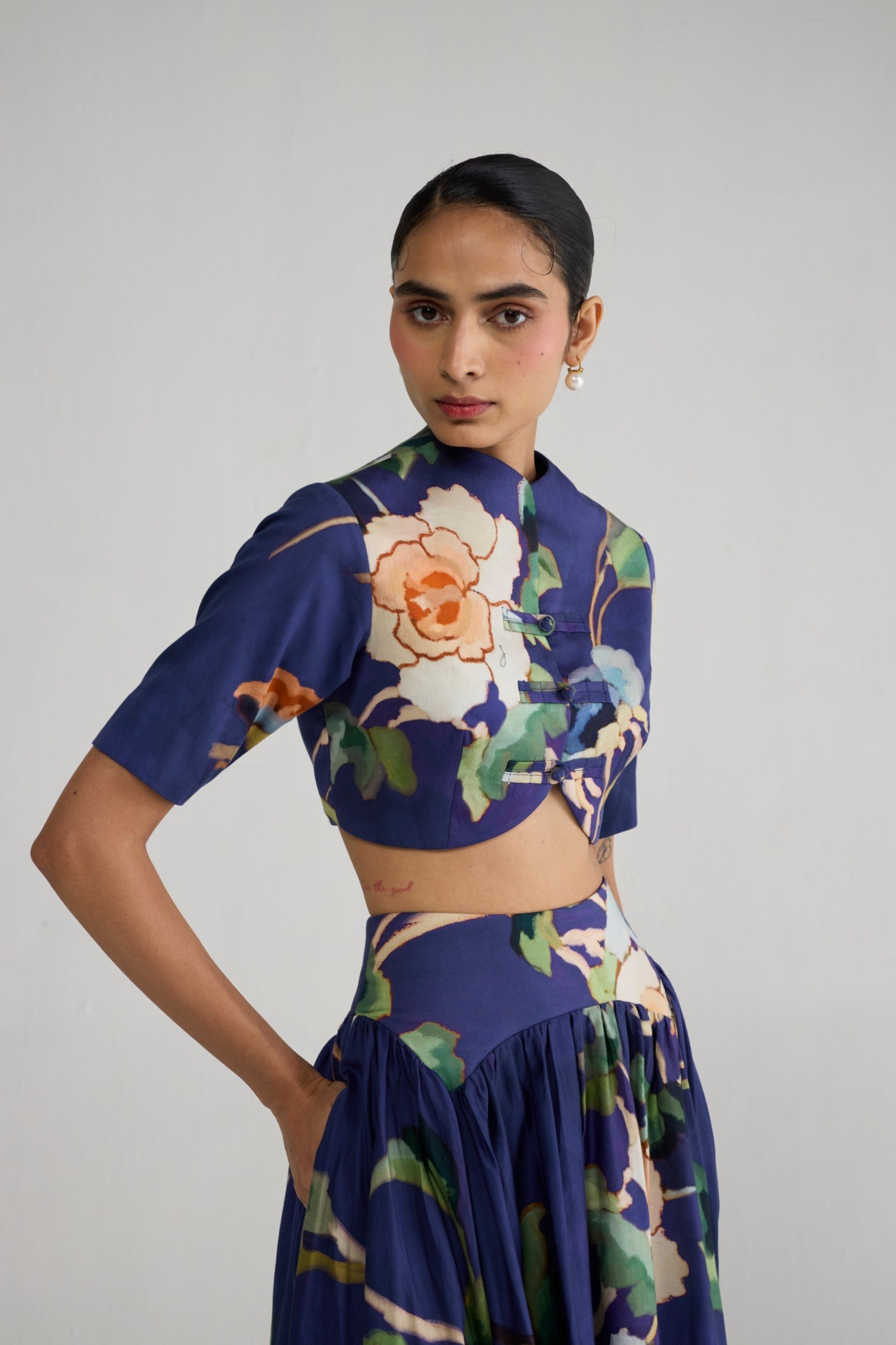 Fuji Blouse & Skirt Set