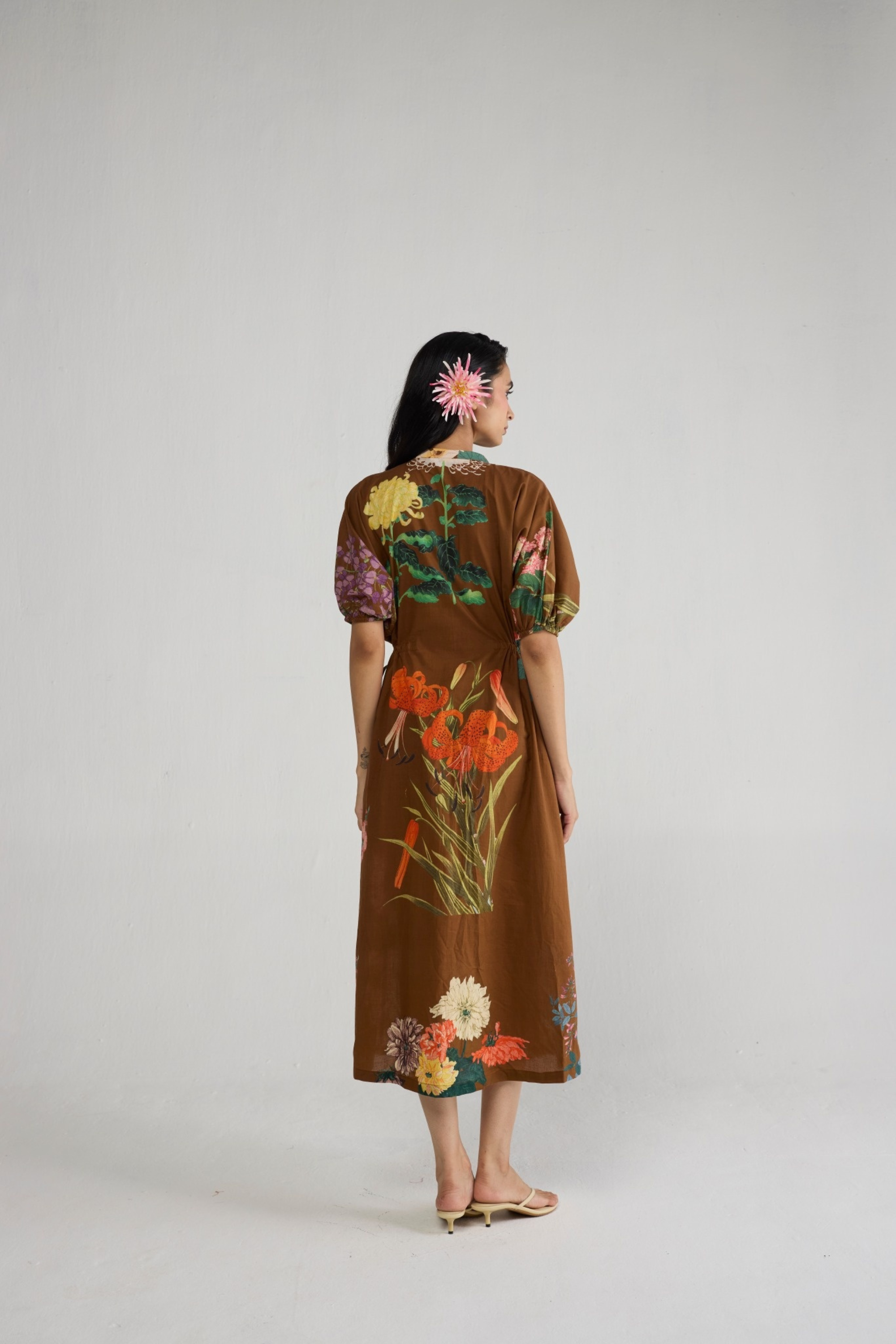 Emi Side Tie Up Dress