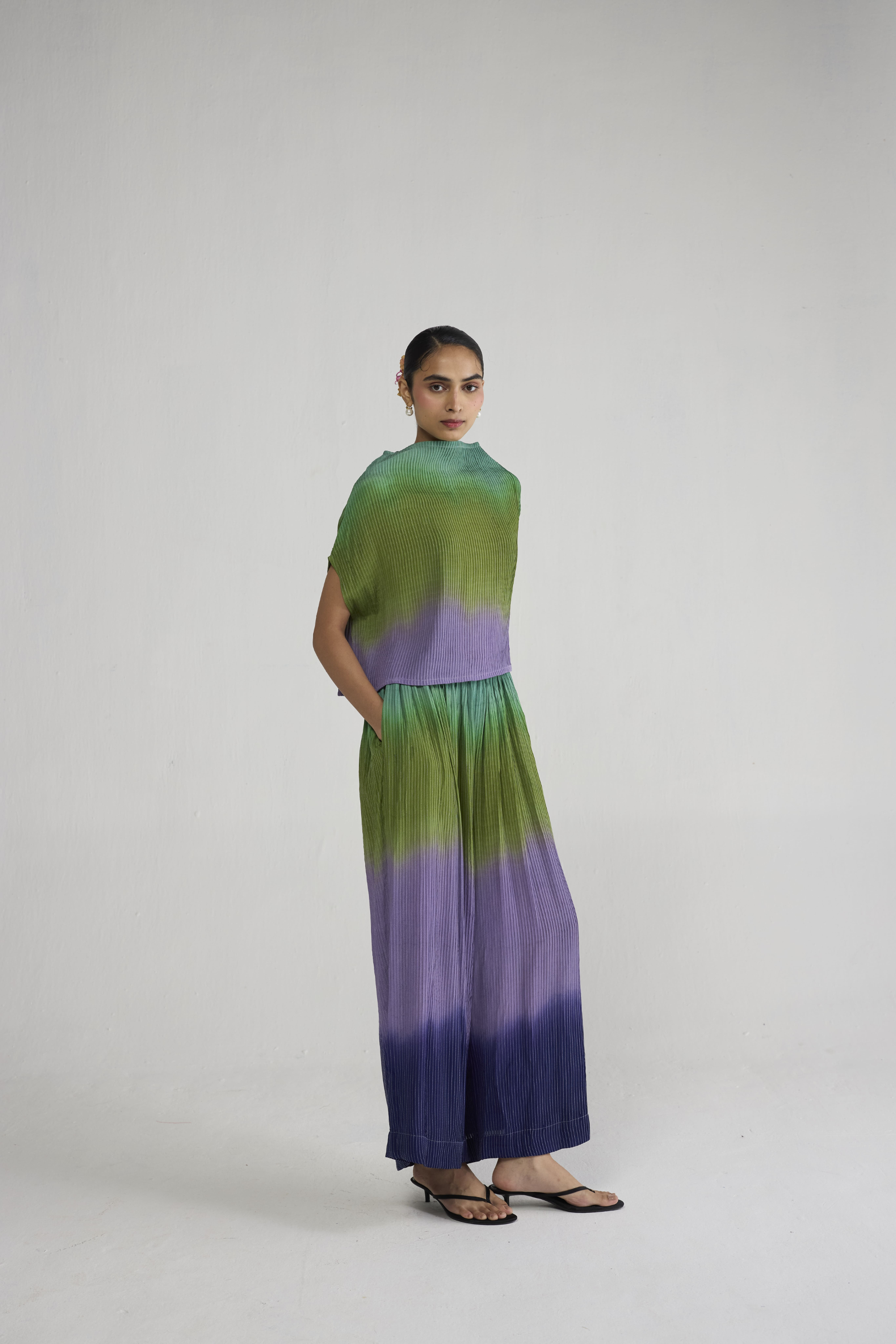 Hana Pintucks Top