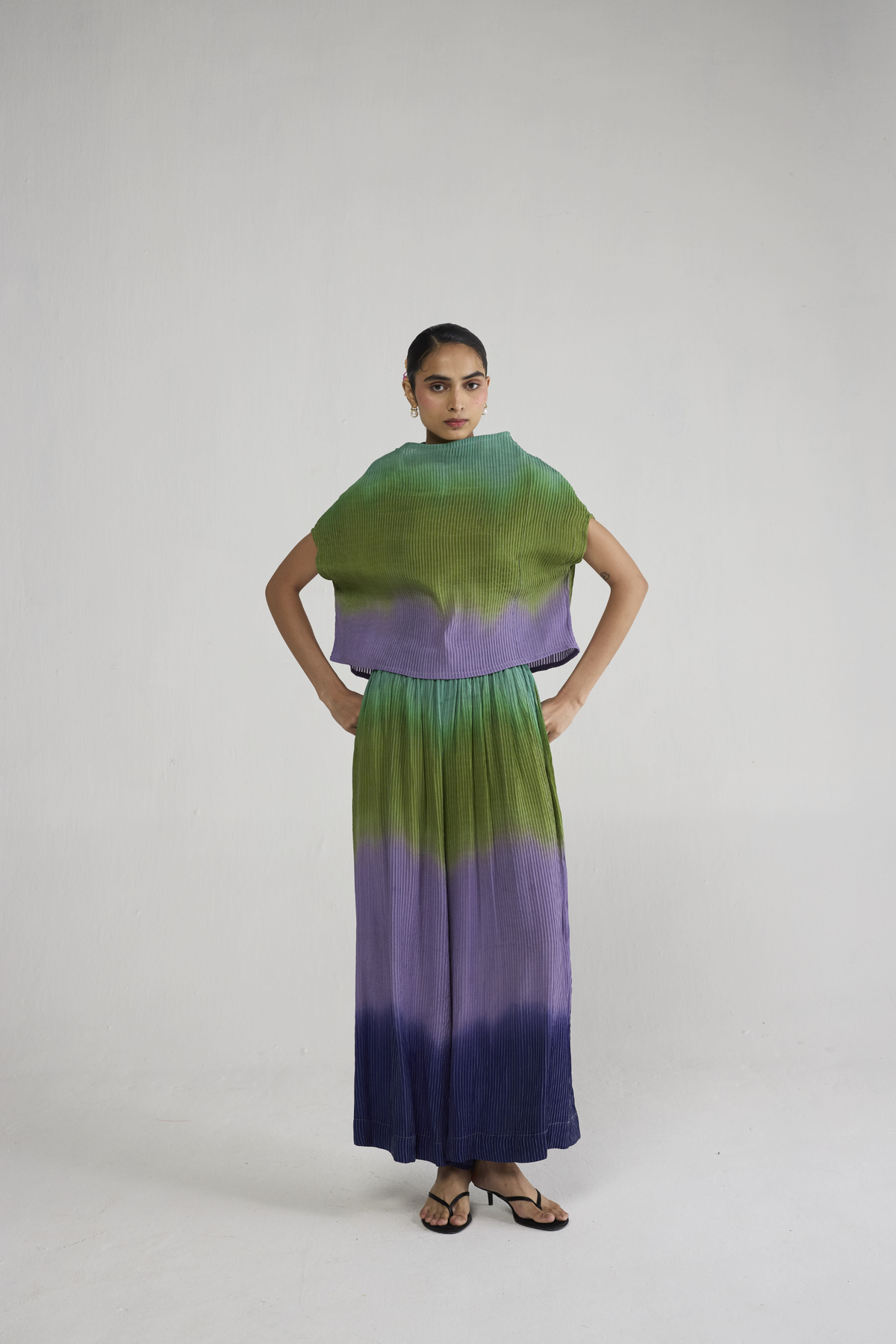 Hana Pintucks Top