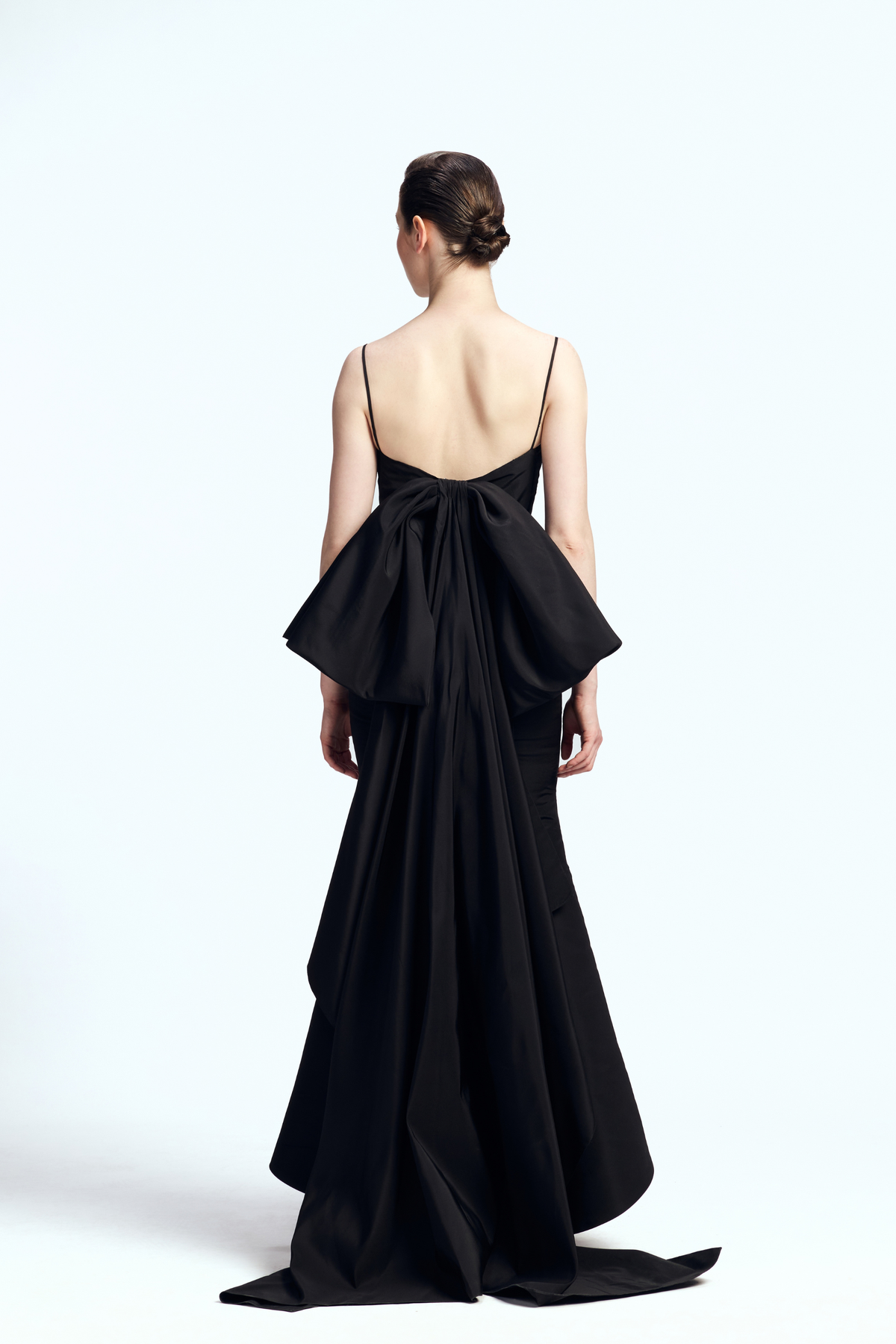 Plunging V Neck Gown