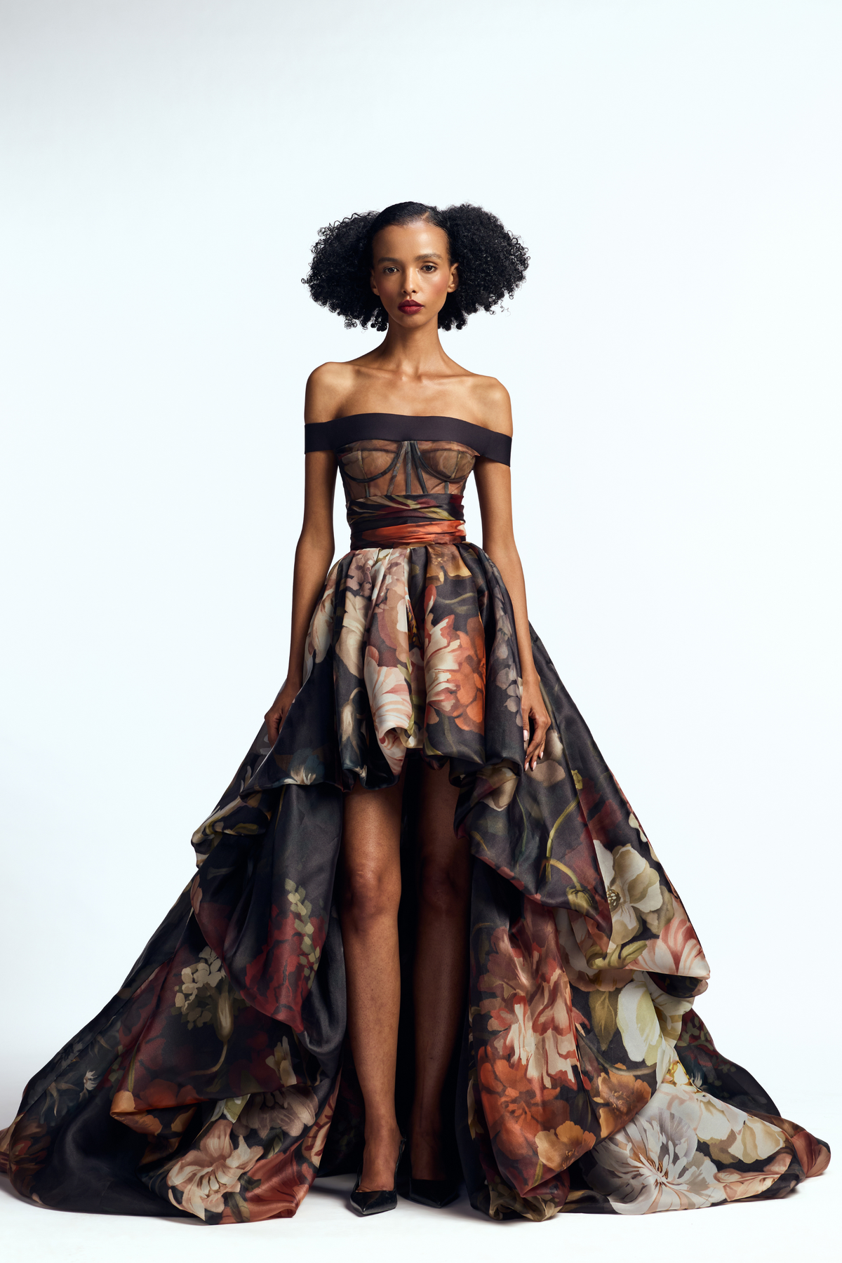 High Low Balloon Gown