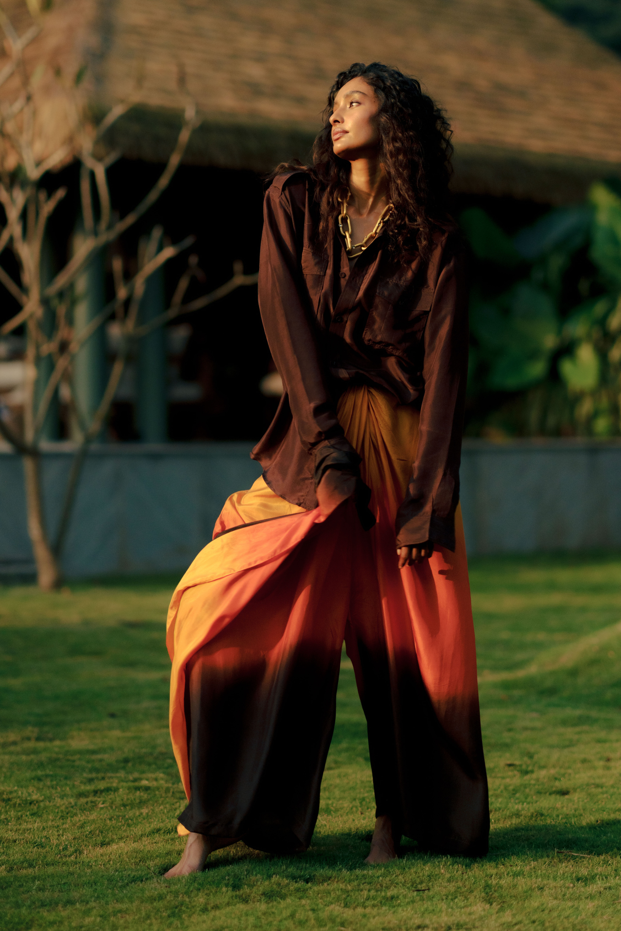 Arka Sunset Silk Set