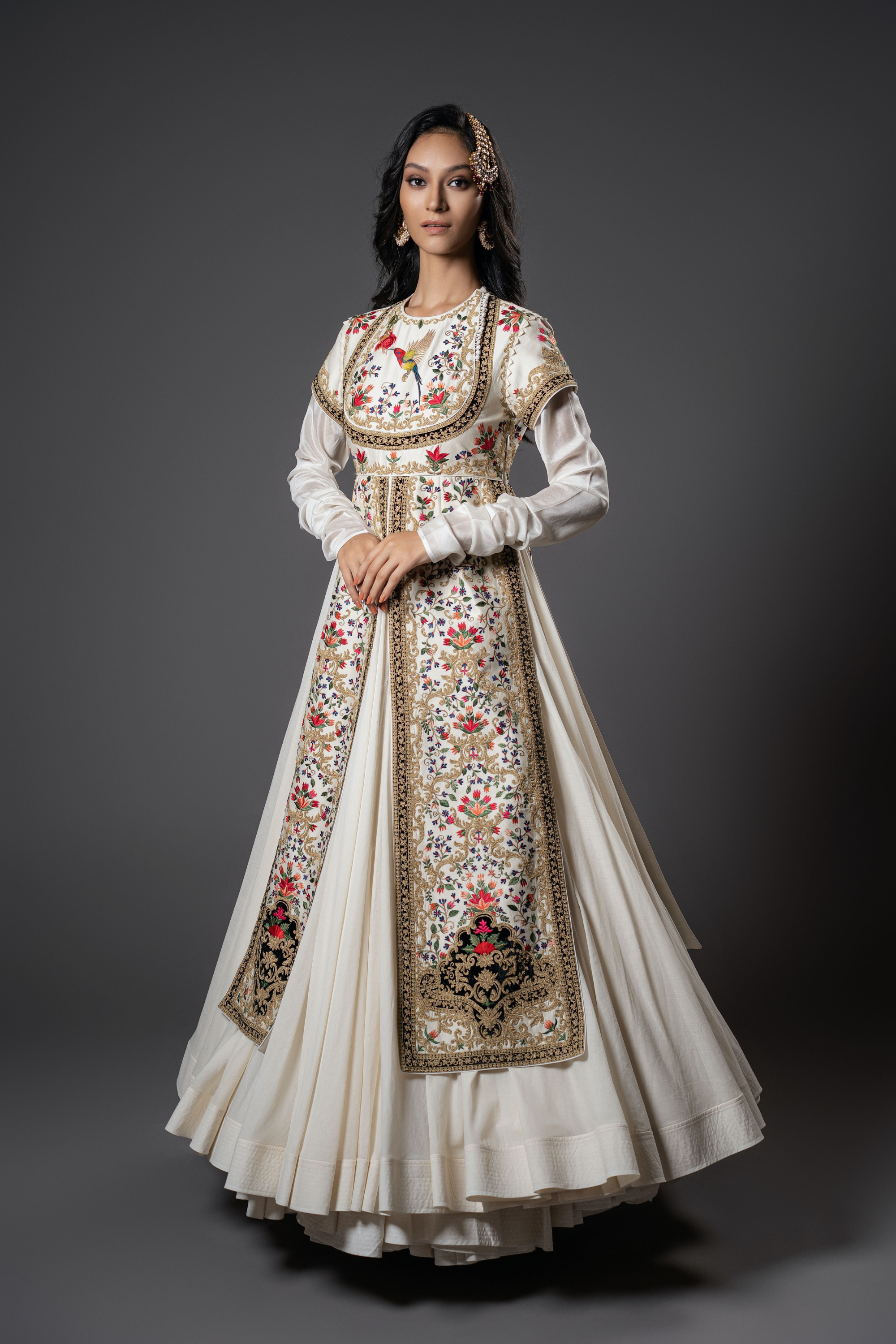 Embroidery Anarkali Set