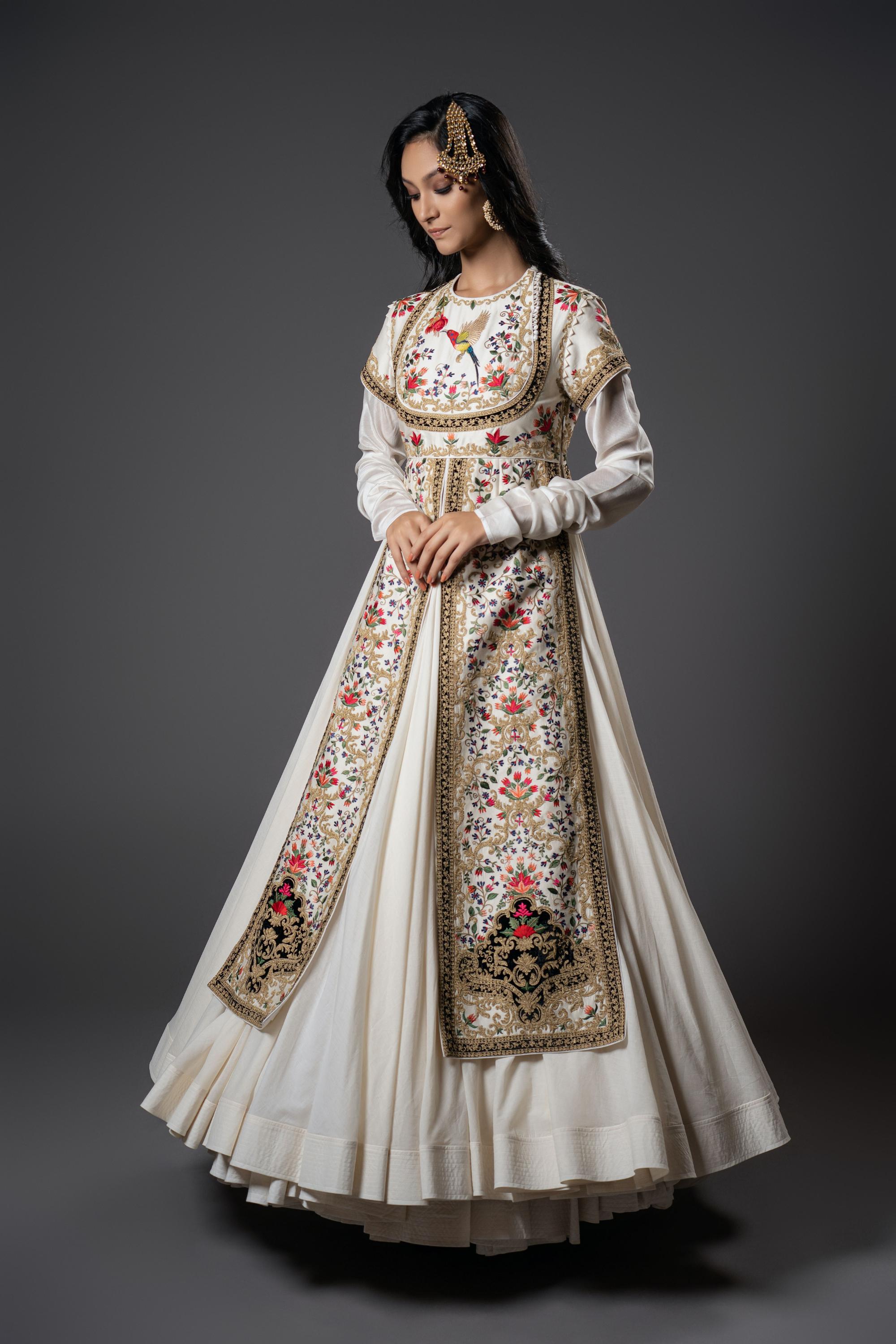 Embroidery Anarkali Set