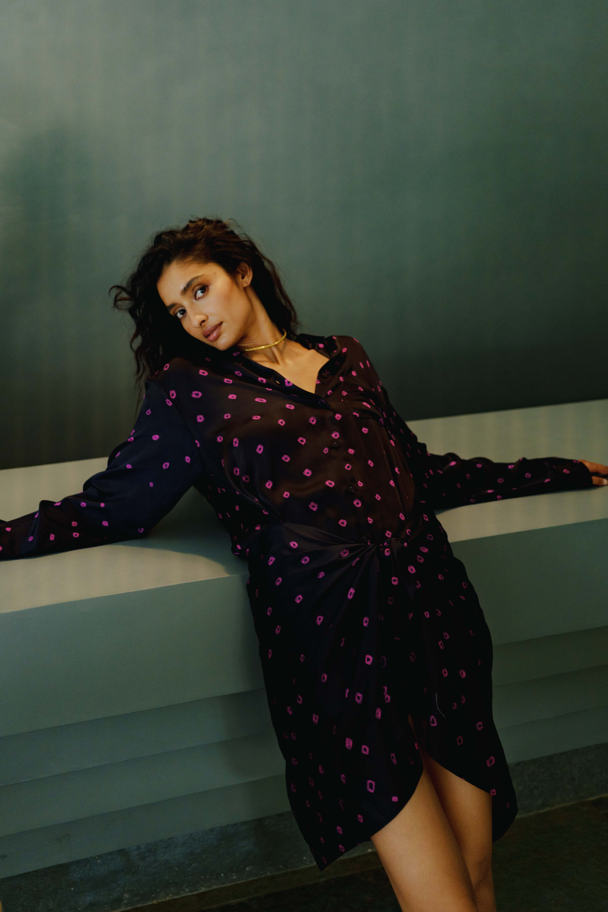 Nisha Bandhani Sarong Dress