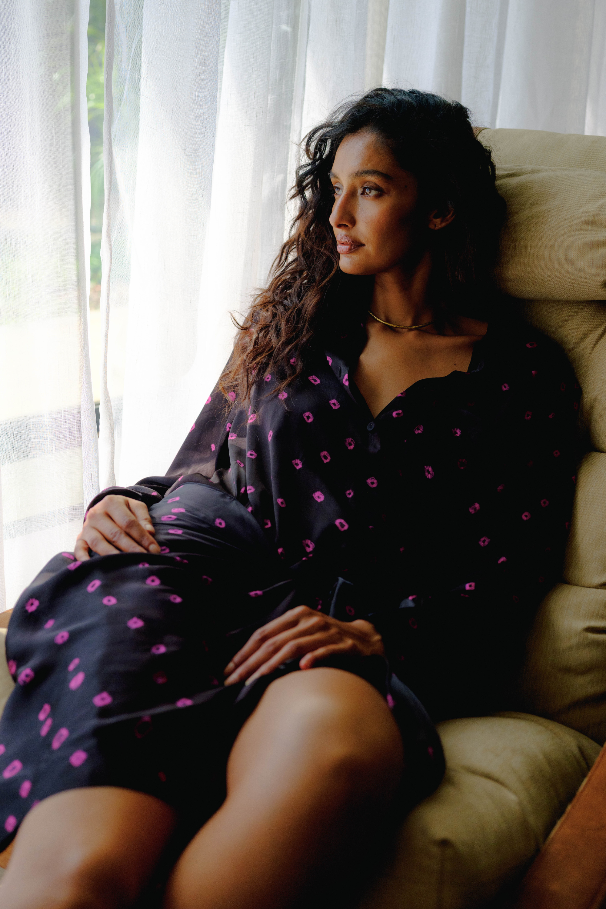 Nisha Bandhani Sarong Dress