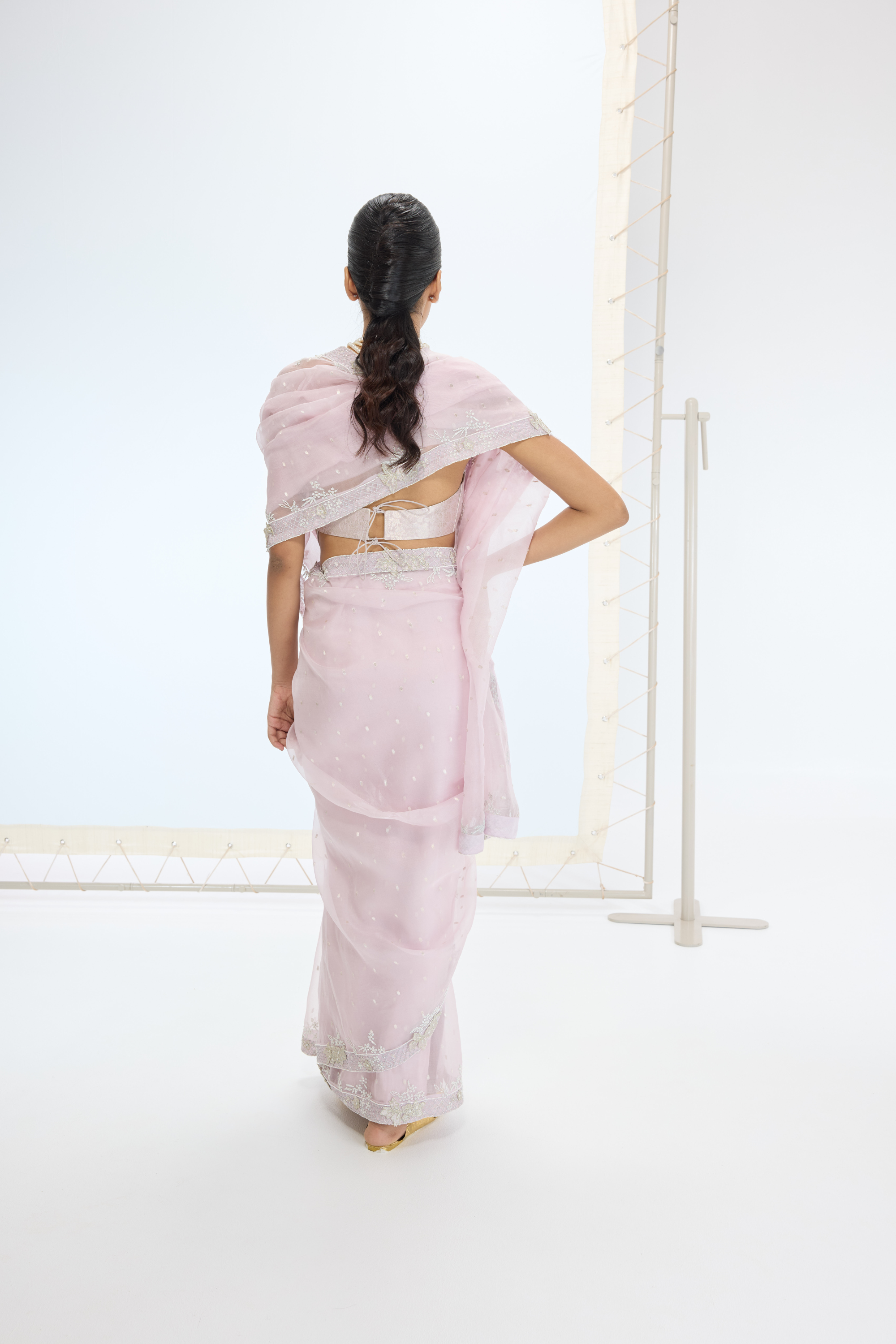 The Eva Saree In Mauve