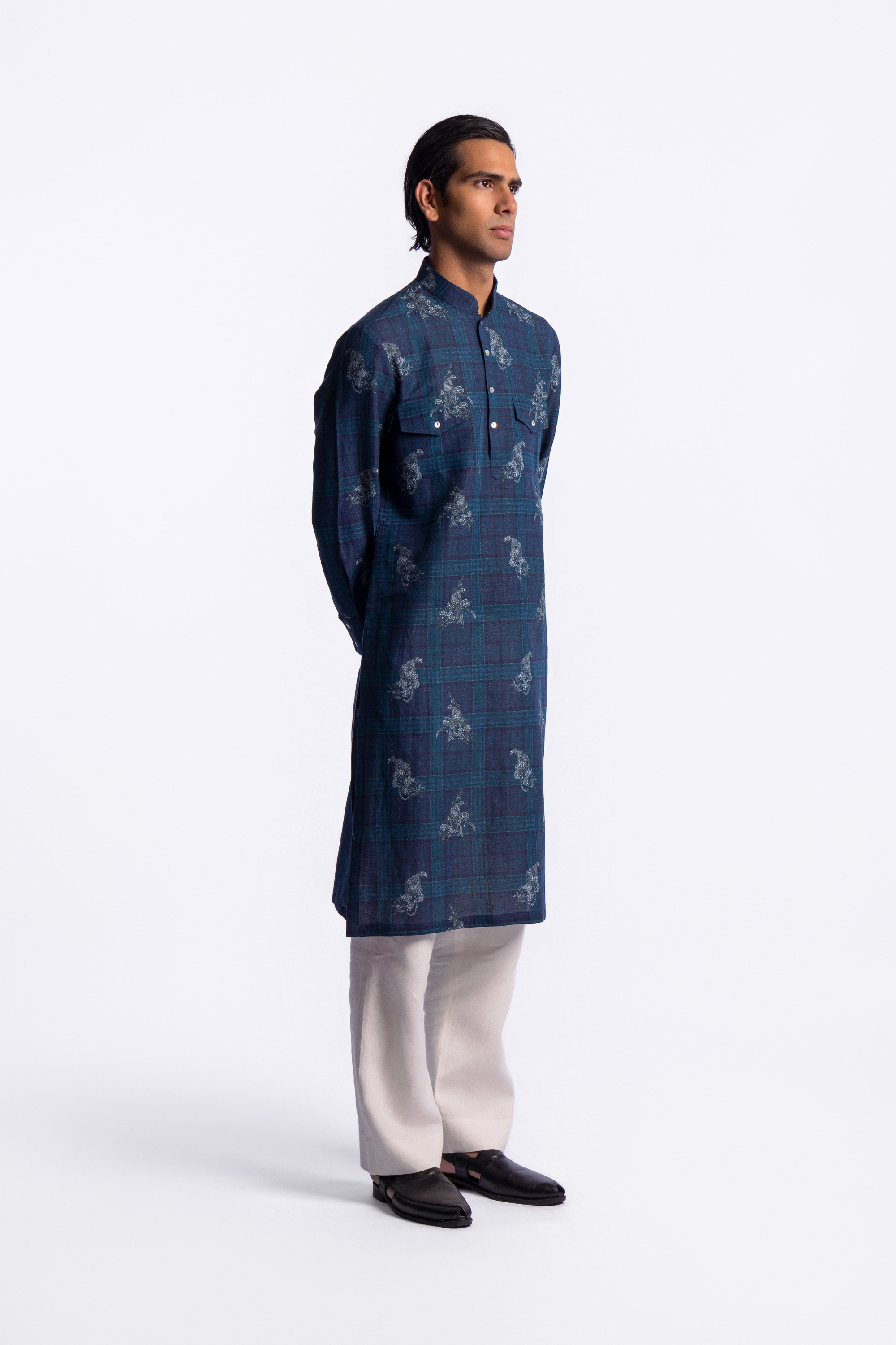 Digital Print Men's Kurta