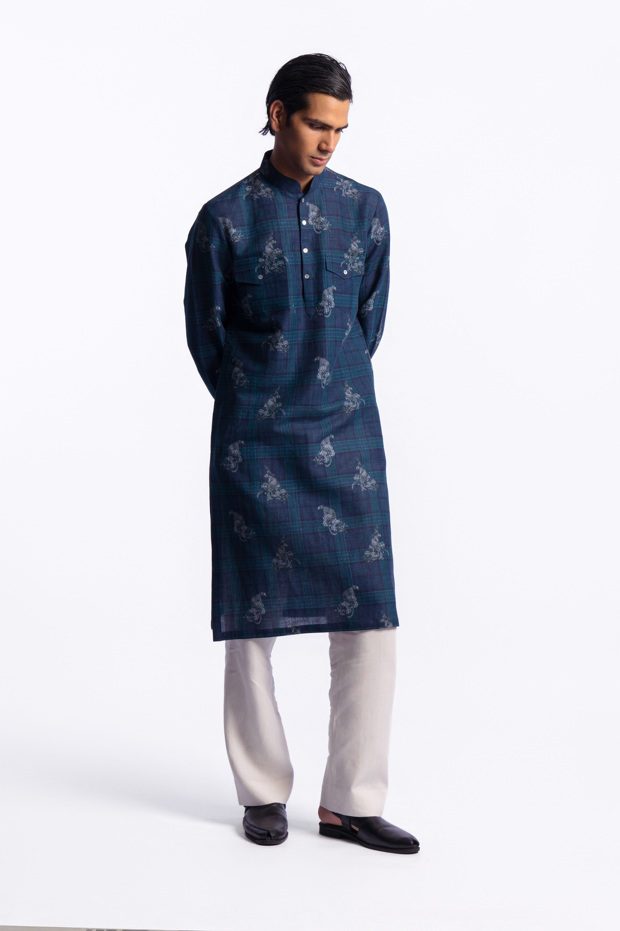 Digital Print Men's Kurta