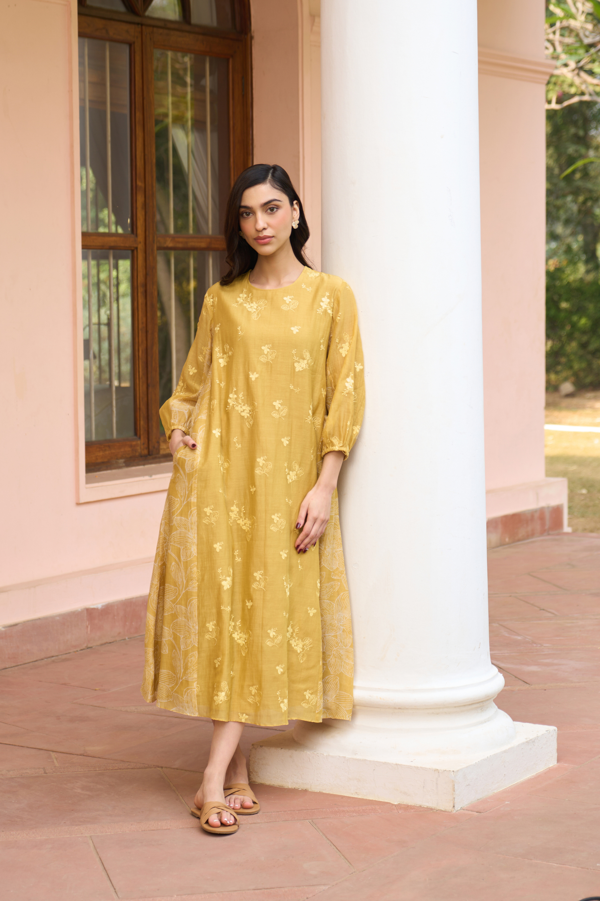 Rue Embroidered Dress