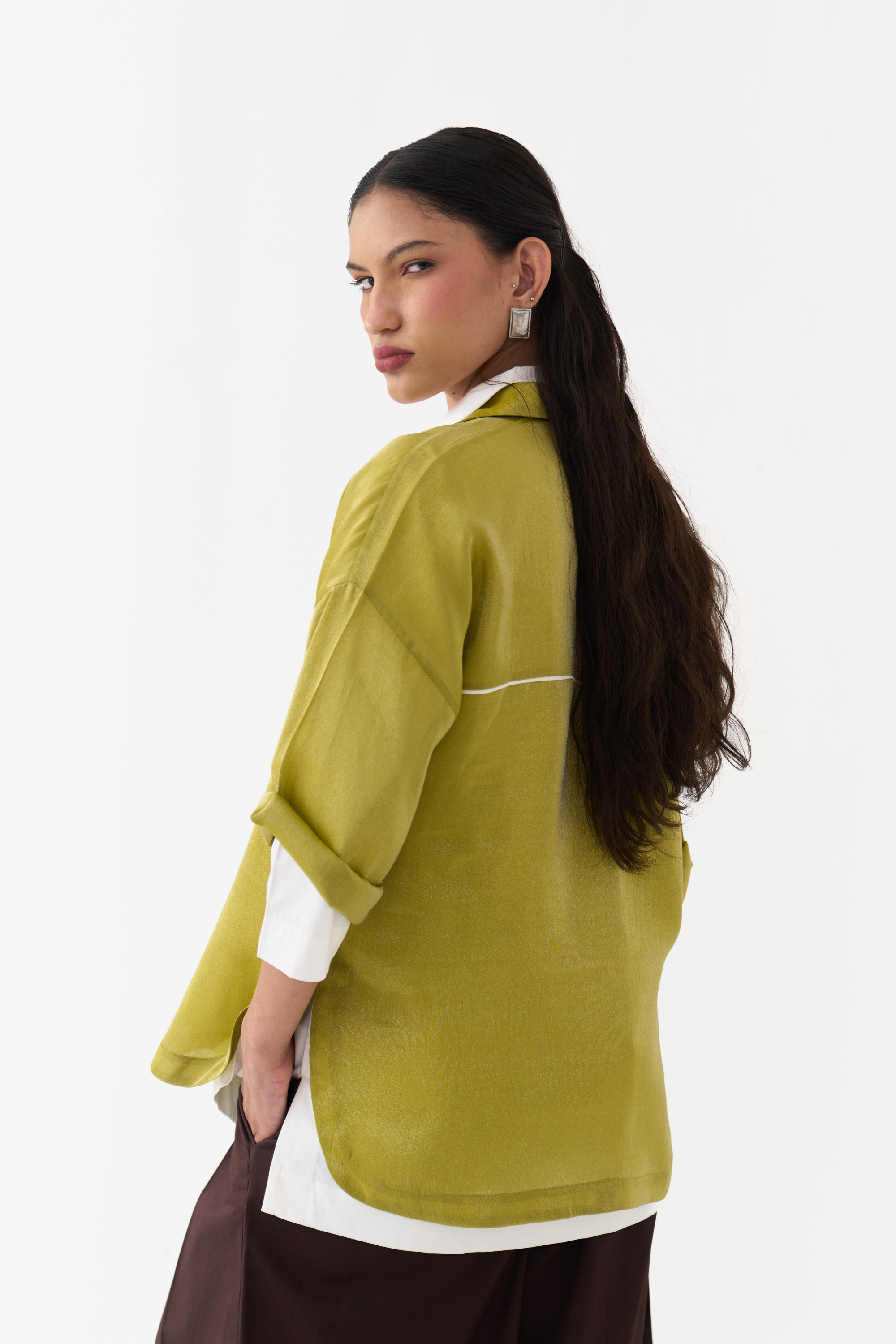 Emb. V Neck Top Co-ord (set Of 3)
