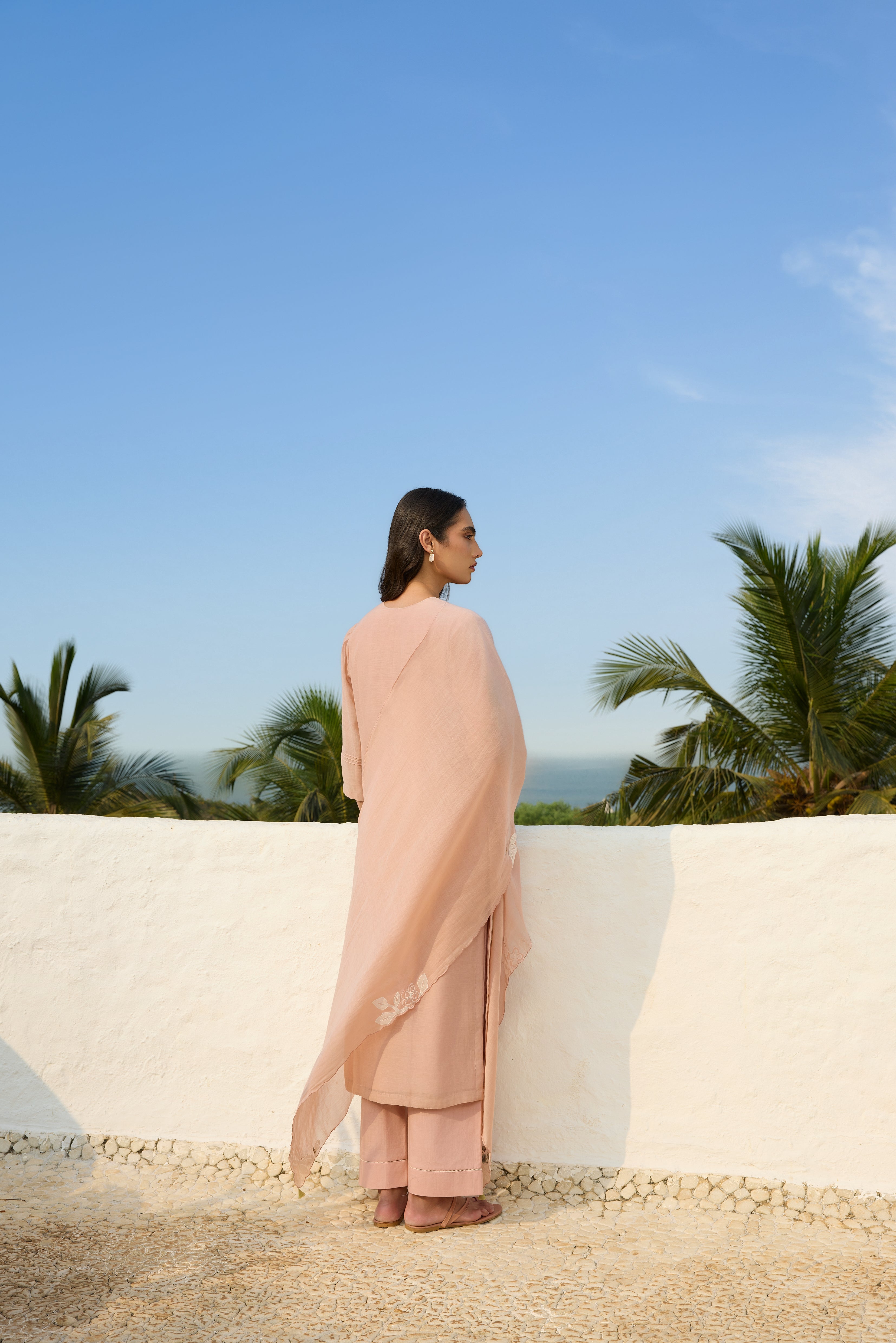 Blossom Applique Kurta Set