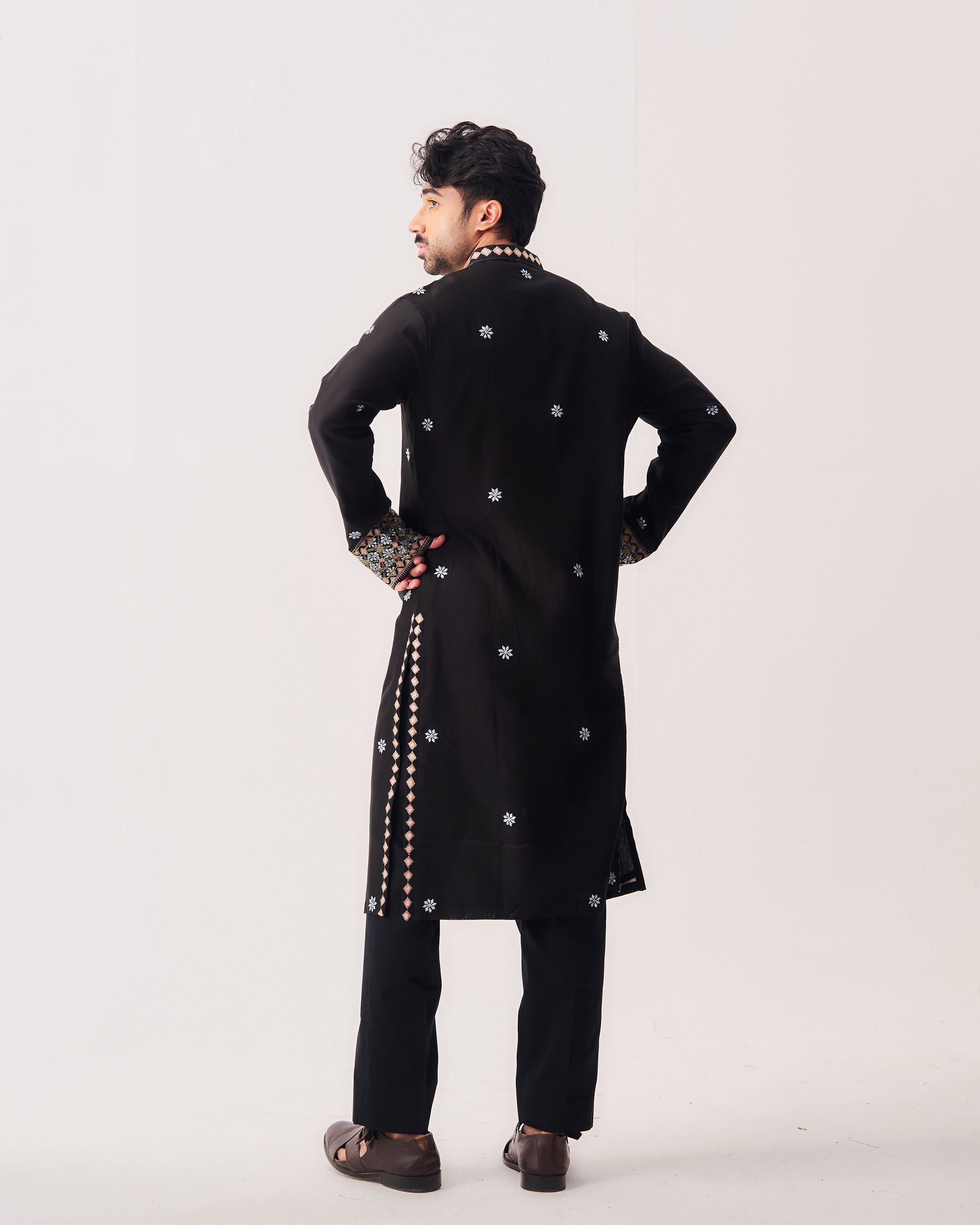 Midnight Mosaic Kurta With Pants